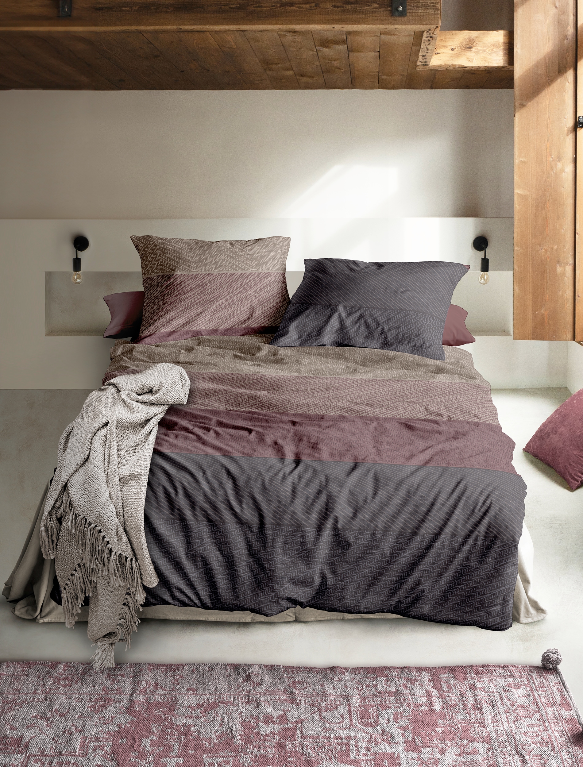 Irisette Linge de lit »8430« 2 classique moderne avec fermeture éclair