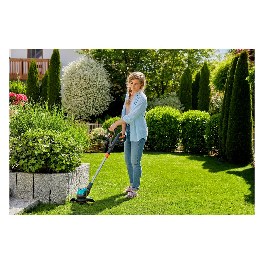 GARDENA Akku-Rasentrimmer »Gardena Akku-Trimmer EasyCut«, (Ohne Akku/Ladegerät)