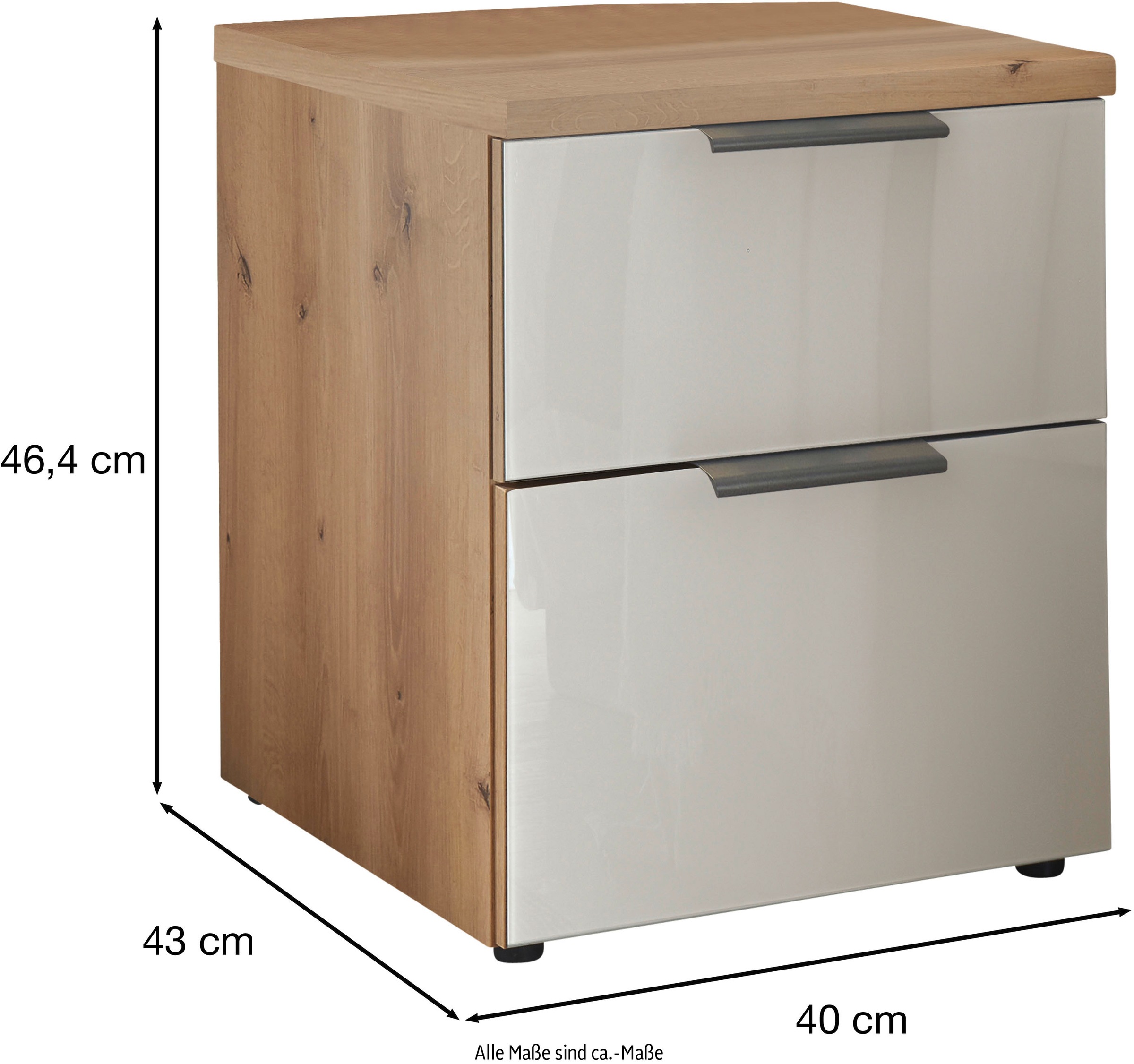 WIEMANN Nachtkonsole »Como« vormontiert