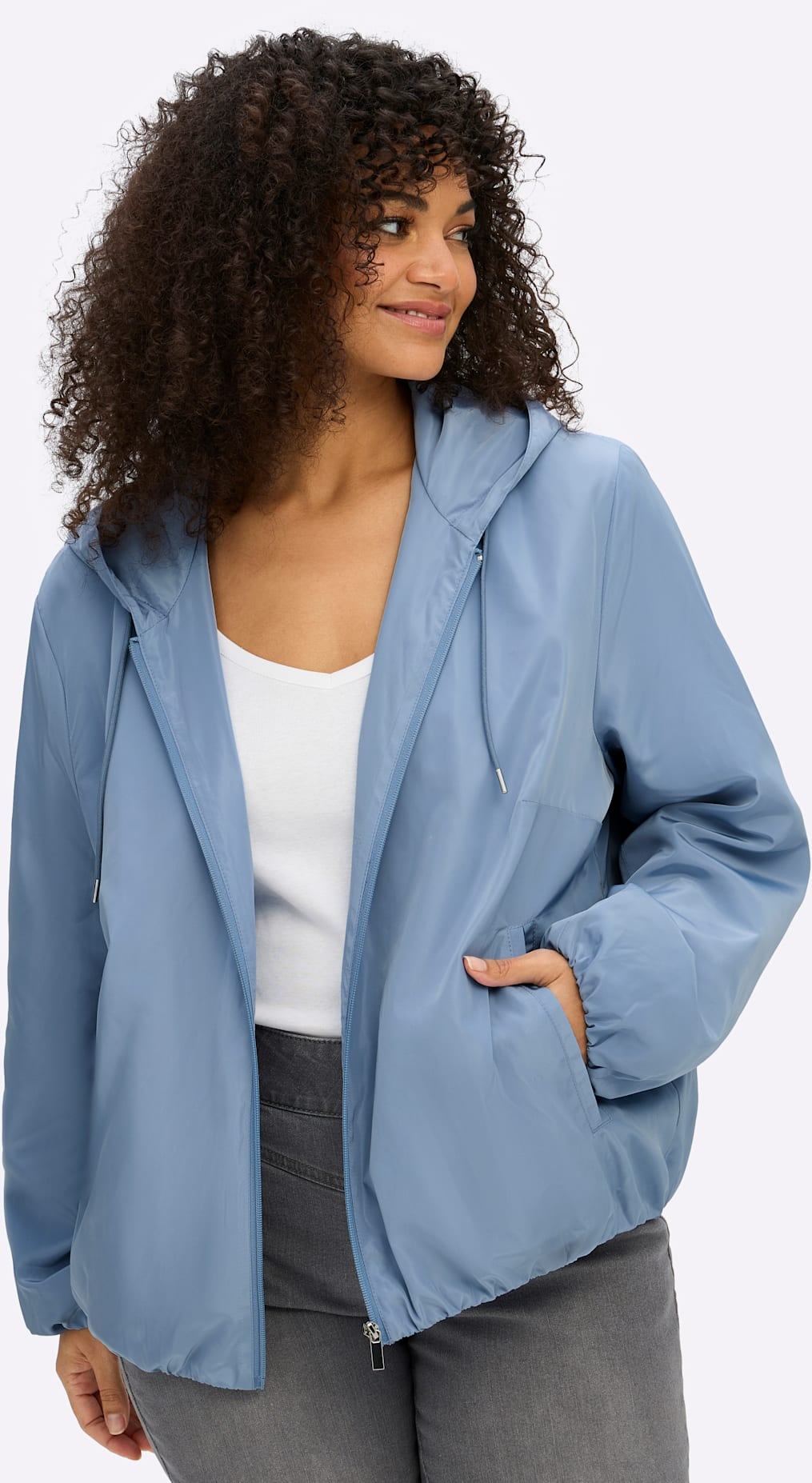 Image of Sheego Blouson mit Kapuze