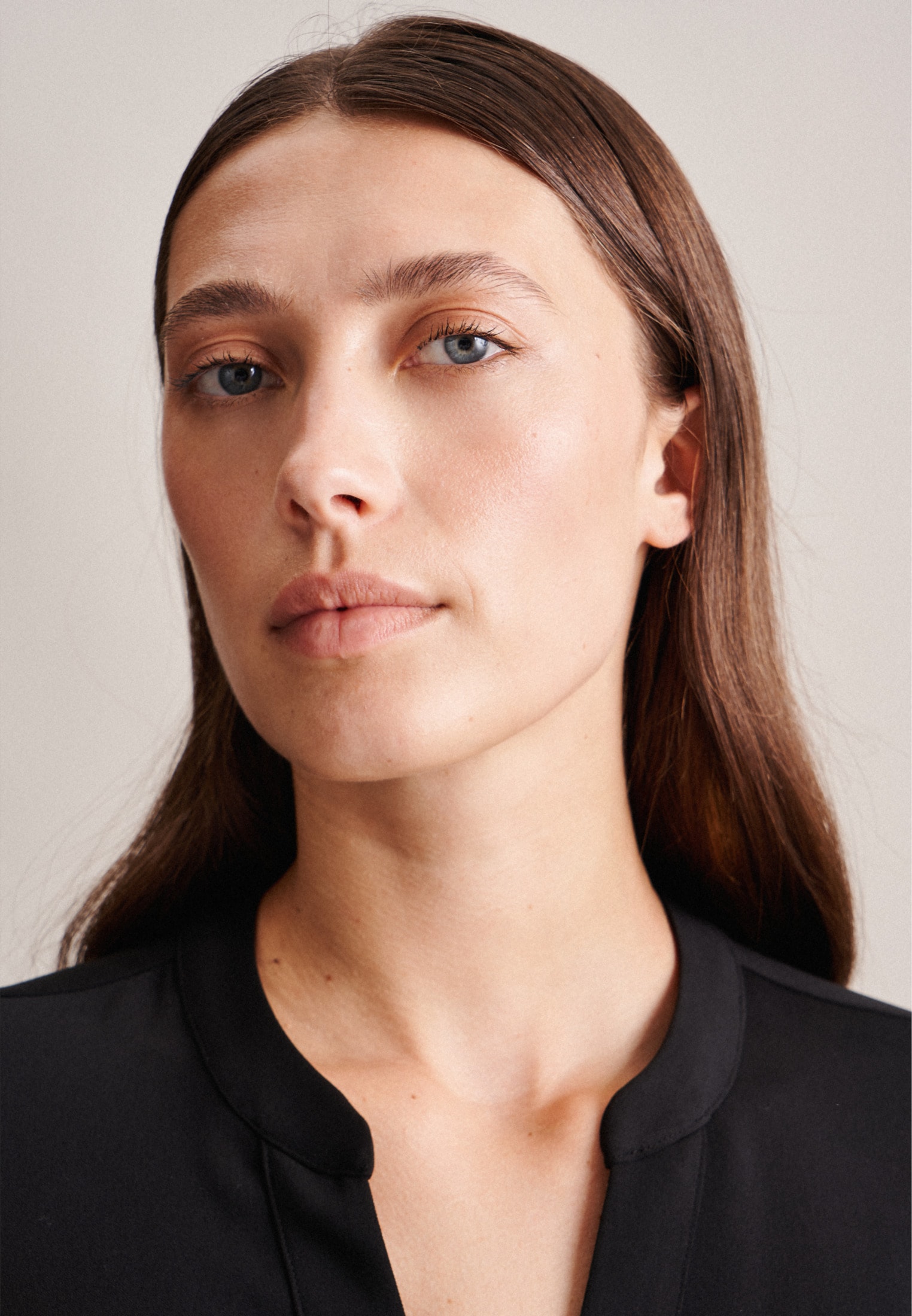 seidensticker Sommerkleid »Schwarze Rose« Kragen Uni