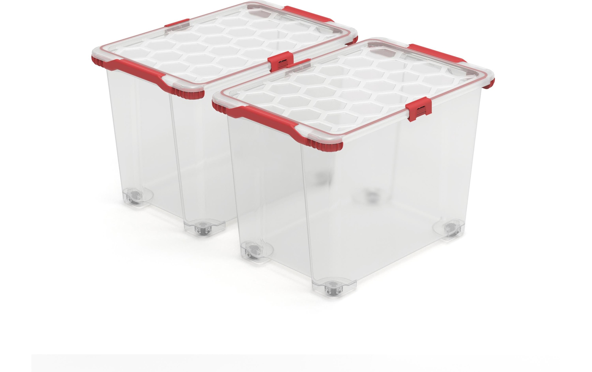 Image of ROTHO Aufbewahrungsbox "EVO TOTAL Transparent, 2 tlg."
