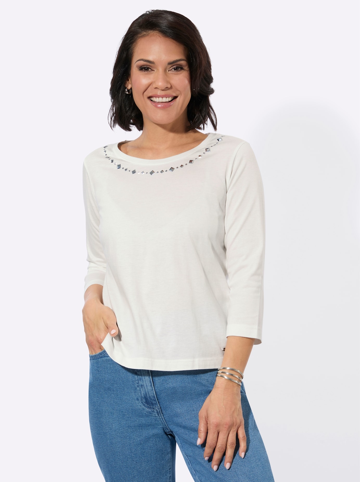 Casual Looks T-shirt à manches 3/4 »Rundhals-Shirt« 1