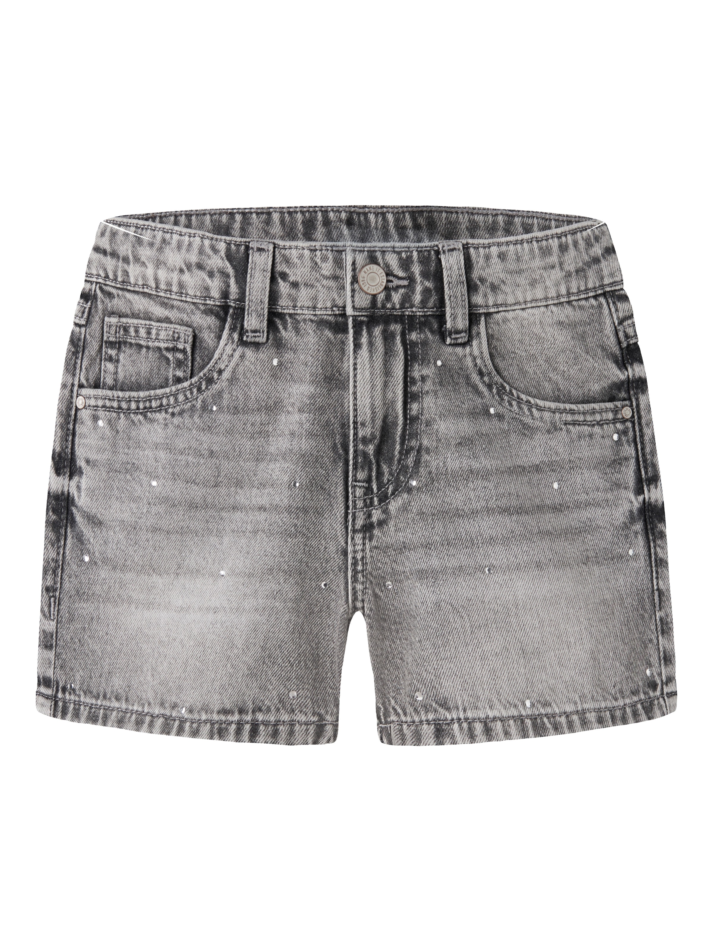 Name It Short en jean »NKFROSE REG DNM SHORTS 6042-AC NOOS« coton, avec strass