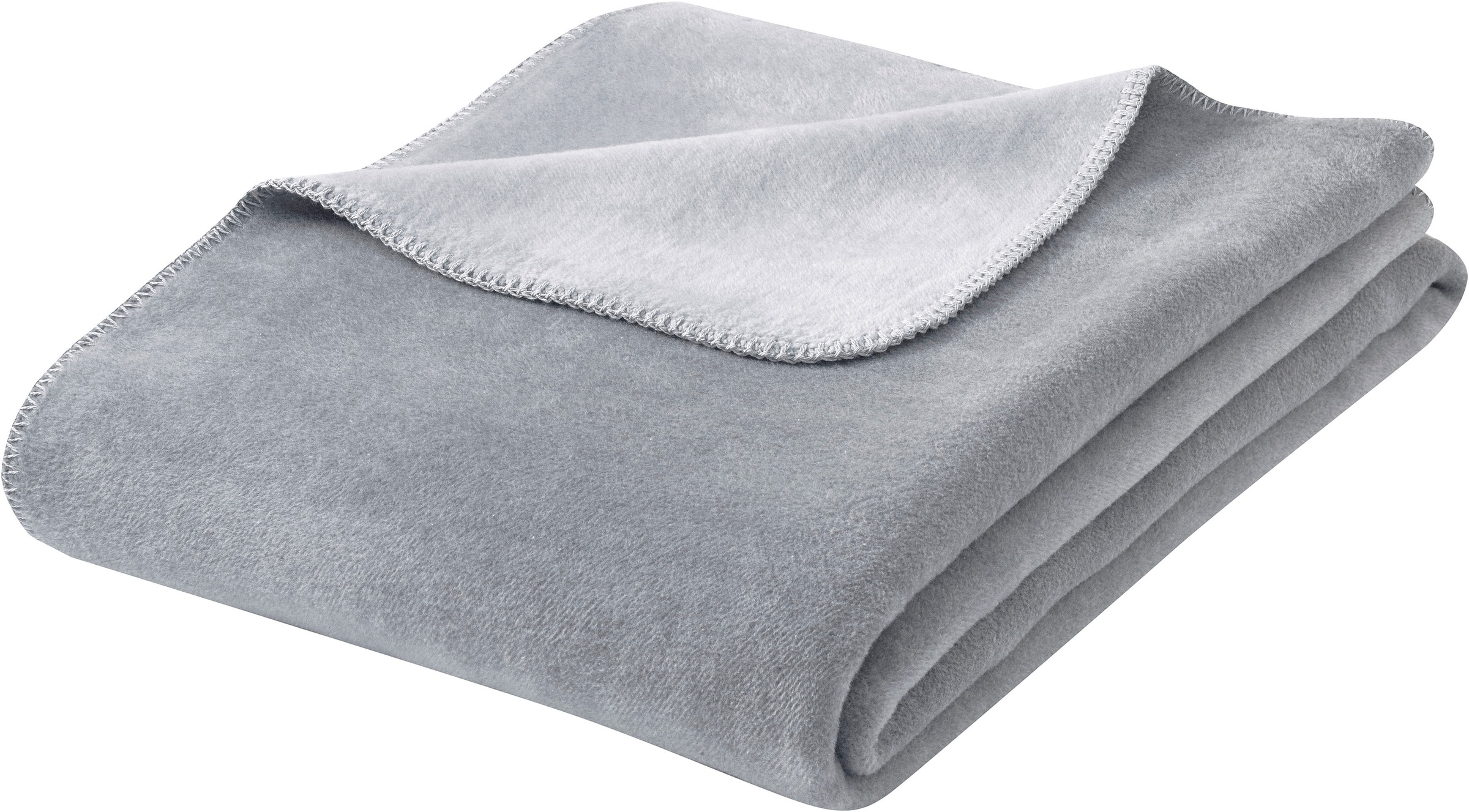 Image of GOODproduct Wohndecke "Greta" in Wendeoptik mit Zierstich, Kuscheldecke, mit 50% Baumwolle