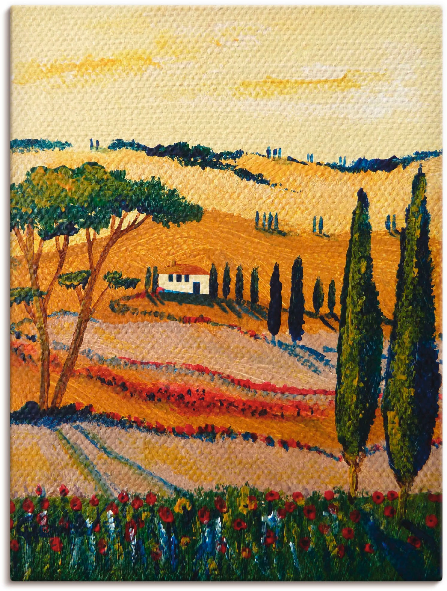 »Mein Toskana«, Leinwandbild, von St.), Wandbild als oder Artland in Traum Poster Grössen Wandaufkleber Europa, maintenant (1 versch. der Alubild,