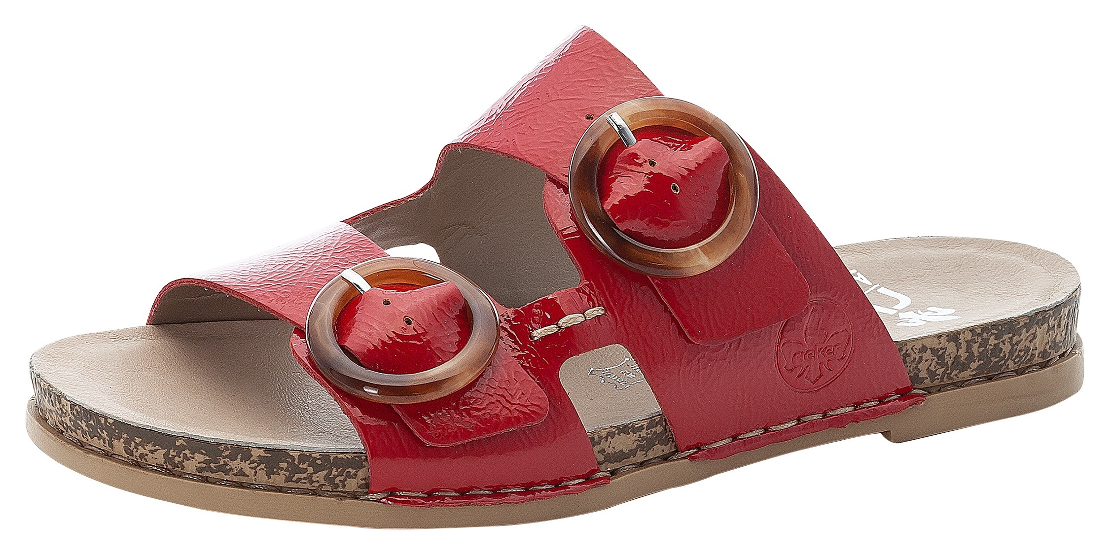 Image of Rieker Pantolette, mit zwei auffälligen Schnallen bei Ackermann Versand Schweiz