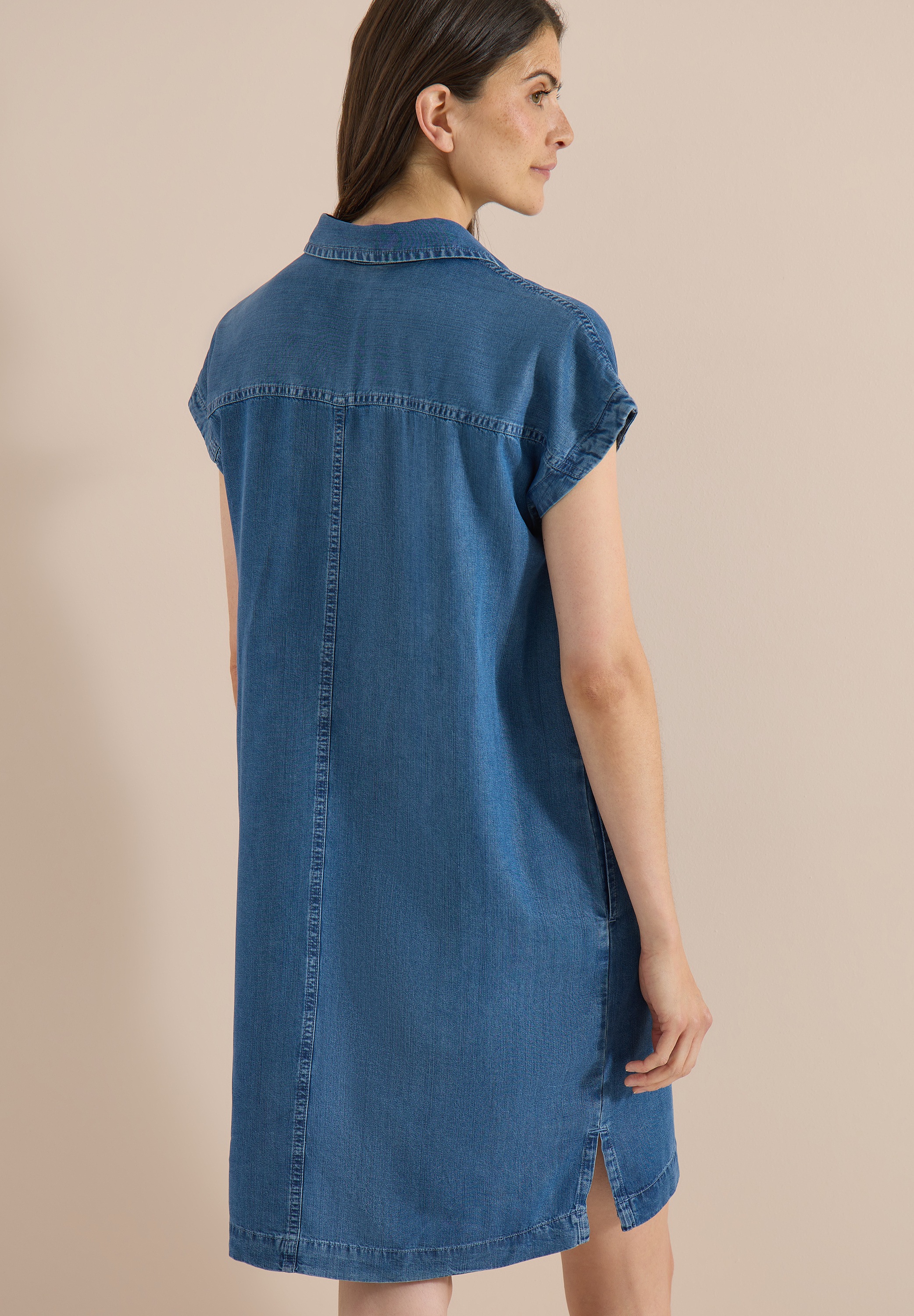 Cecil Robe en jean Poches pour les mains robe d'été longueur genoux style denim