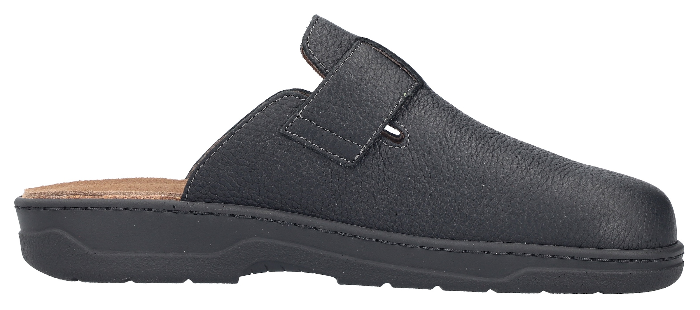 Rieker Clog  Pantolette, Schlupfschuh, Hausschuh mit herausnehmbarem Fussbett