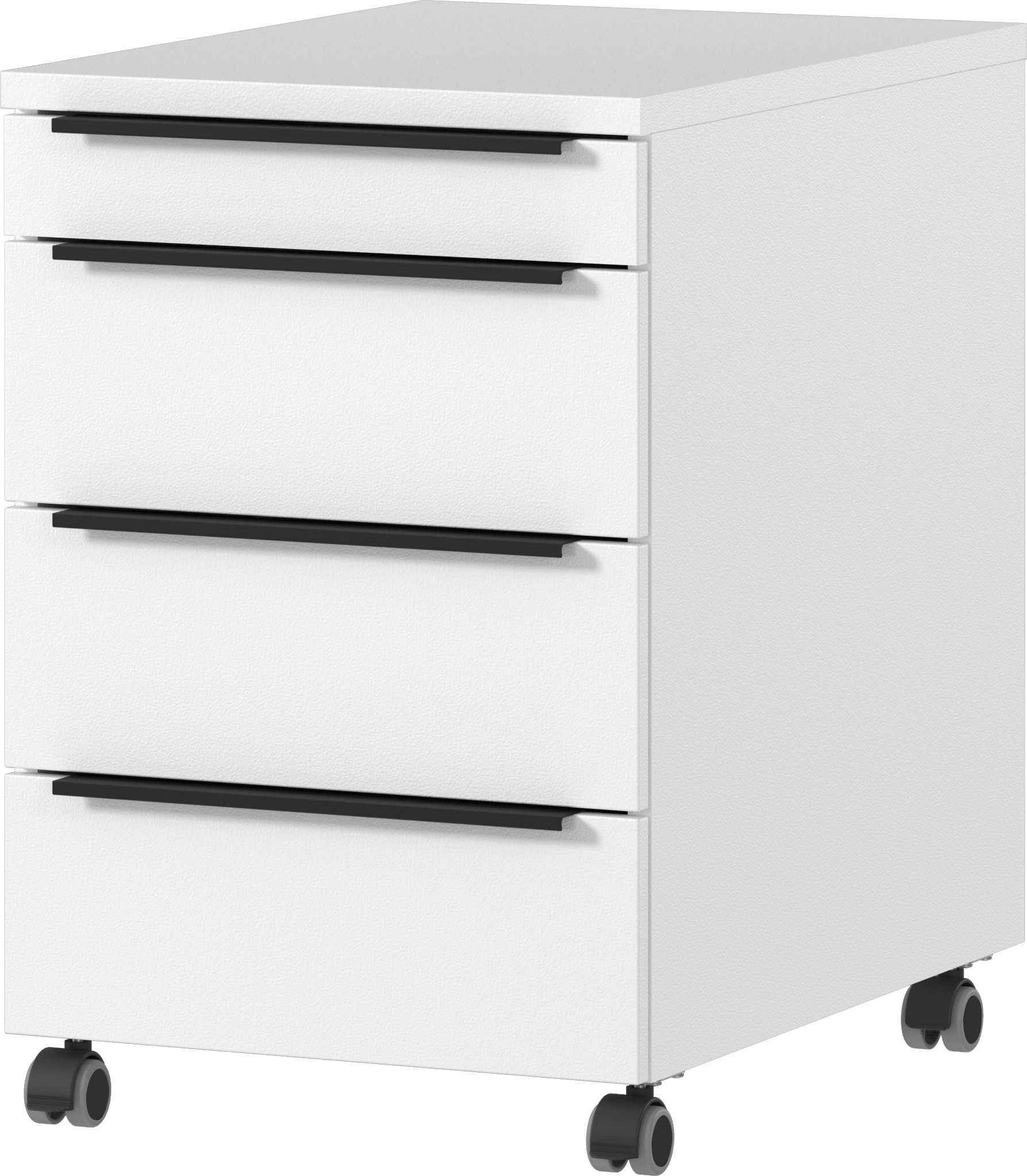 GERMANIA Büromöbel-Set »Mailand«, (4 tlg.), inkl. Schreibtisch, Rollcontainer, Raumteiler und Sideboard