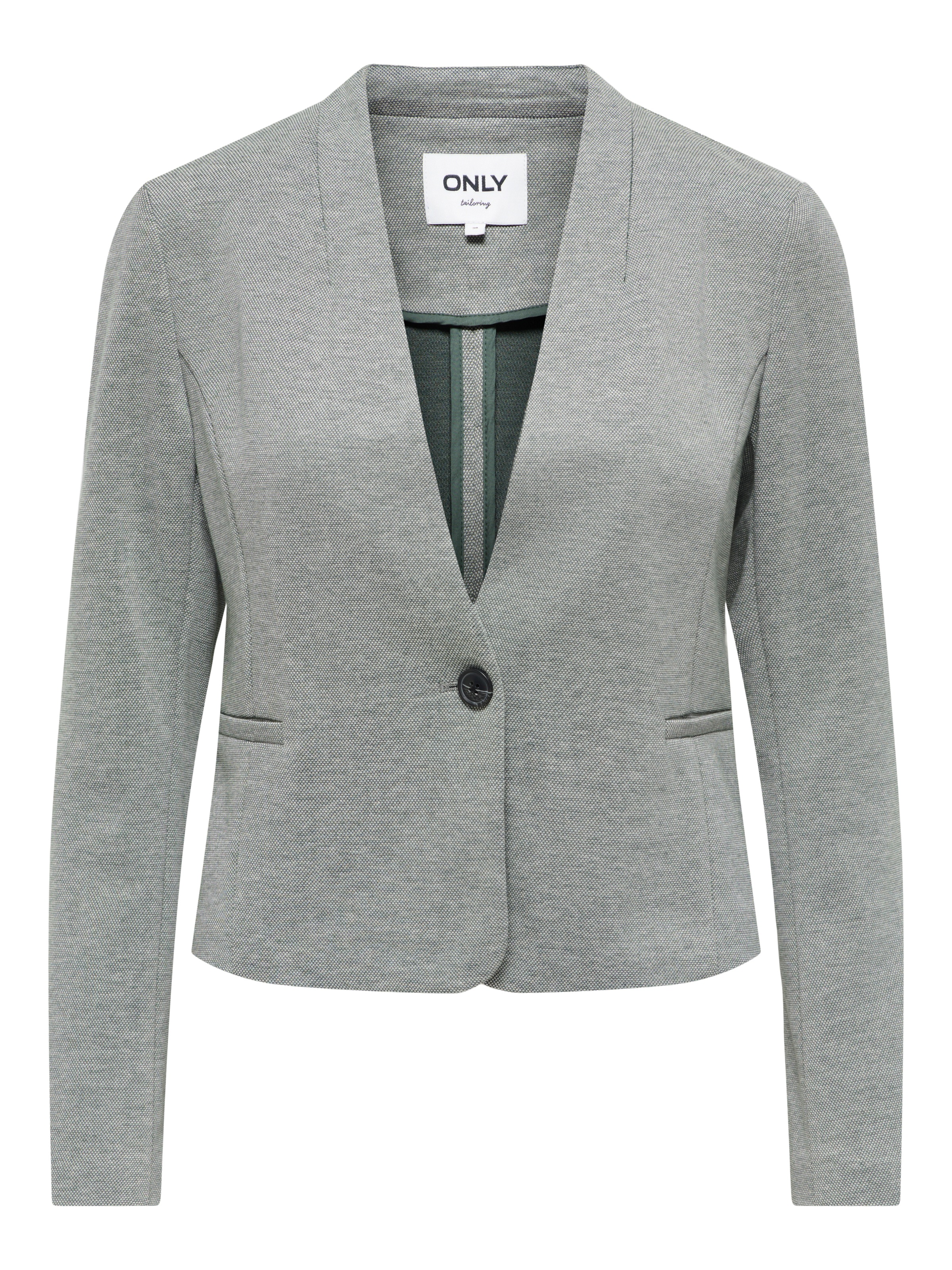 Image of ONLY Kurzblazer "ONLSELKIE L/S MEL FIT BLAZER TLR" Materialmix, regular fit