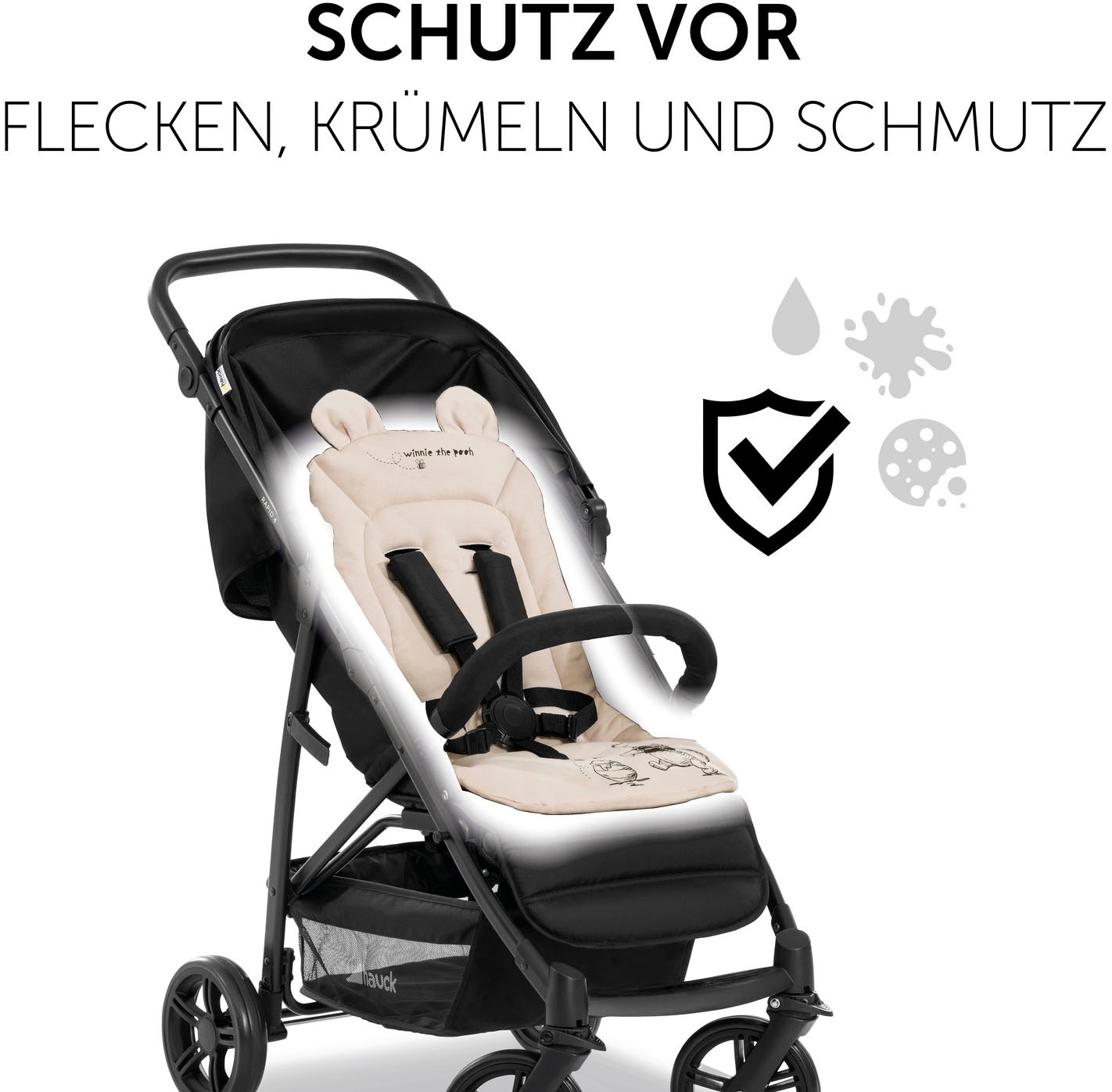 Hauck Kinderwagen-Sitzauflage »Seat Liner« kompatibel mit hauck Buggys, Kinderwagen und Fahrradanhängern