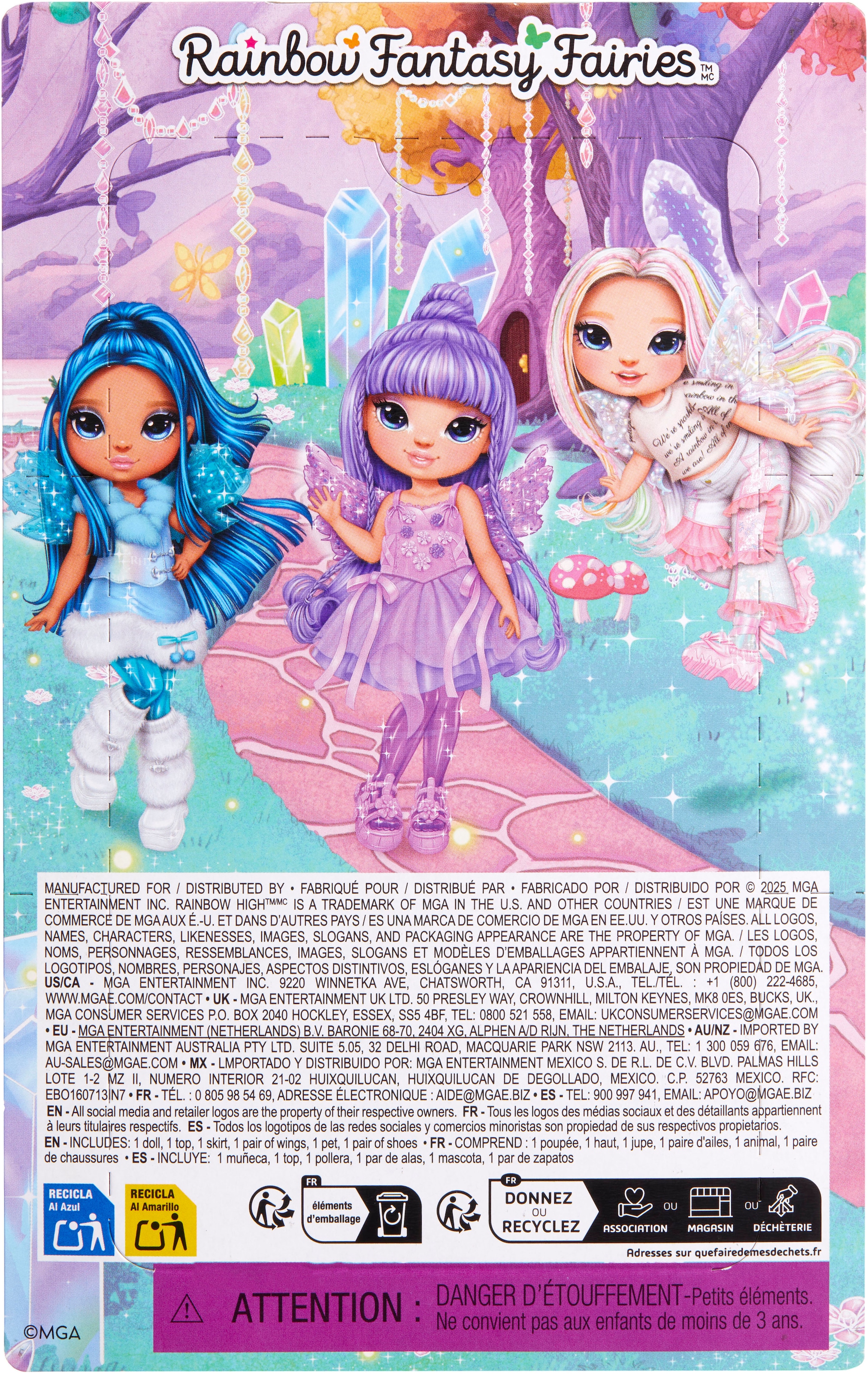 RAINBOW HIGH Minipuppe »Littles Rainbow Fantasy Fairies Doll- Sapphire (blue)«
