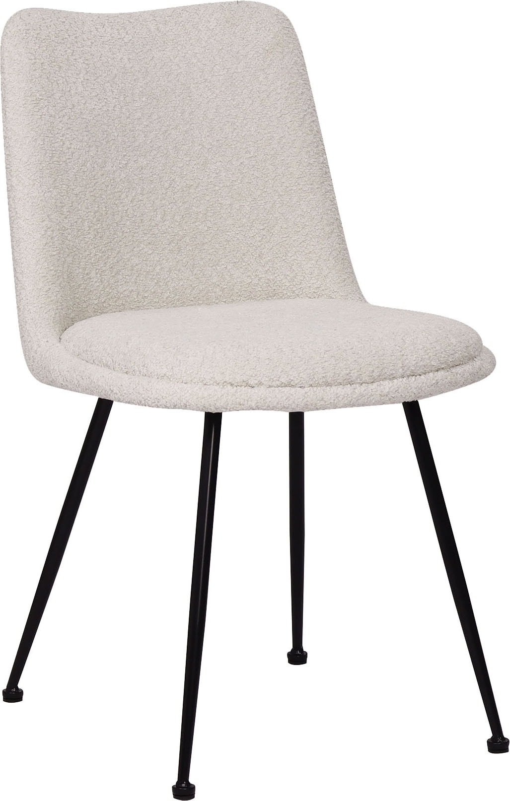 SIT 4-Fussstuhl »Krakau 2er-Set Bouclé Esszimmerstühle mit Metallgestell« (Set) 2 Stk.Öko-Tex Bouclé-Bezug & vielseitig einsetzbares Design