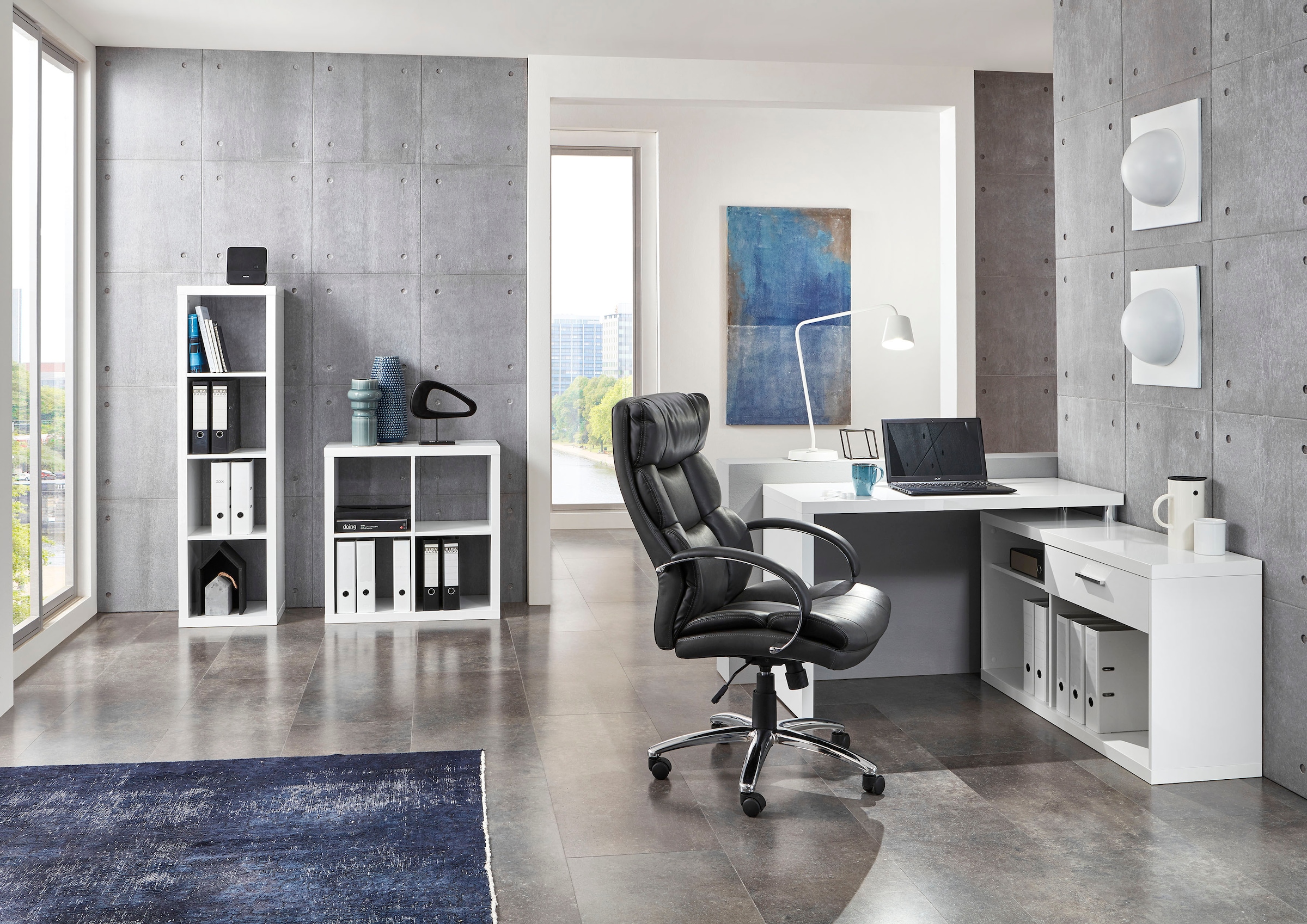 Homexperts Bürostuhl »Push XXL«, bis zu 150 kg belastbar, Chefsessel