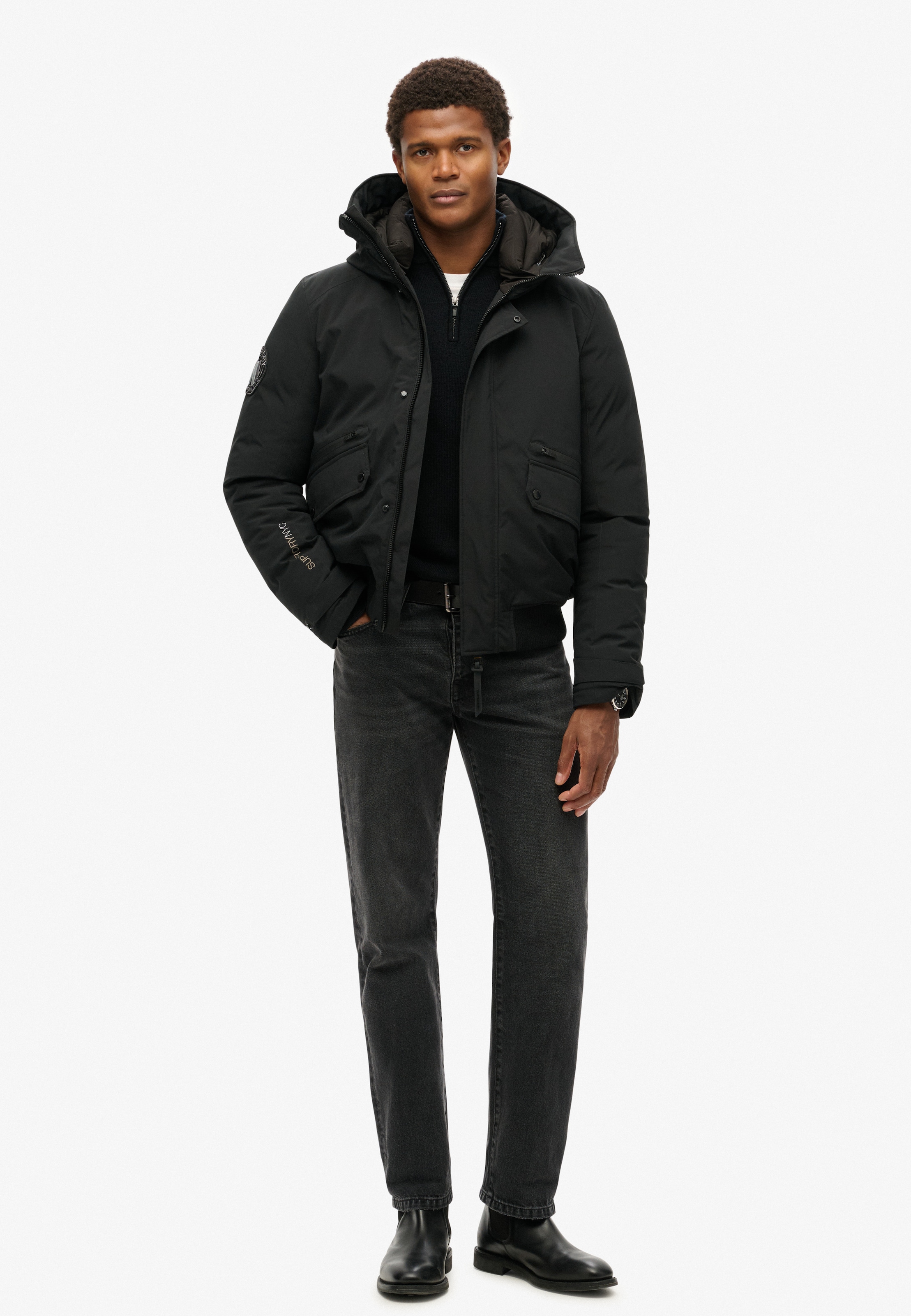Superdry Veste matelassée »CITY PADDED BOMBER JACKET« ohne Kapuze