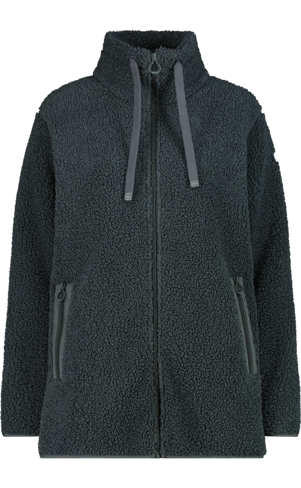 CMP Veste polaire »WOMAN LONG JACKET« longue forme de veste, en polyester, aussi disponible en grandes tailles