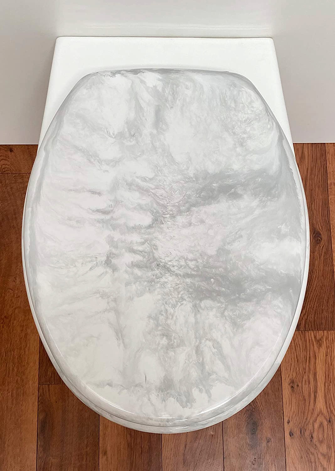 ADOB WC-Sitz »Eleganza Marmor«, hohe Belastbarkeit bis 250 Kg, verstellbare Edelstahlscharniere