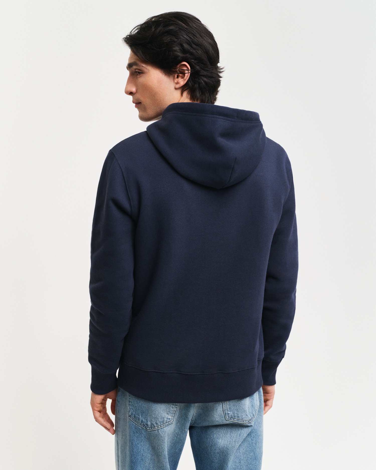 Gant Kapuzensweatjacke »EMBOSSED FULL-ZIP HOODIE«, eine erhabene GANT-Grafikprägung auf der Brust