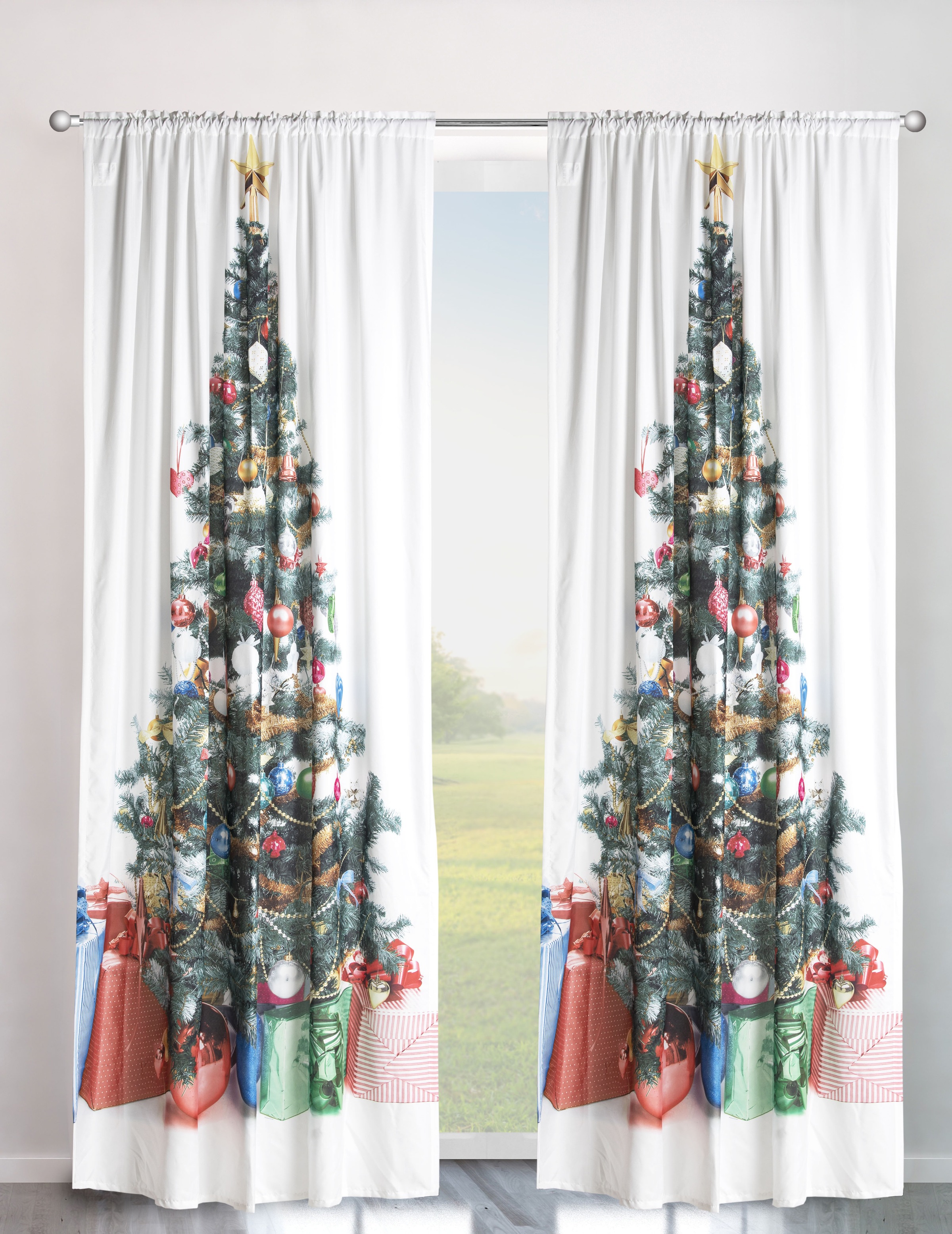 Image of my home Vorhang »Xmas Tree«, (1 St.), HxB: 230x140, Weihnachtsdeko bei Ackermann Versand Schweiz