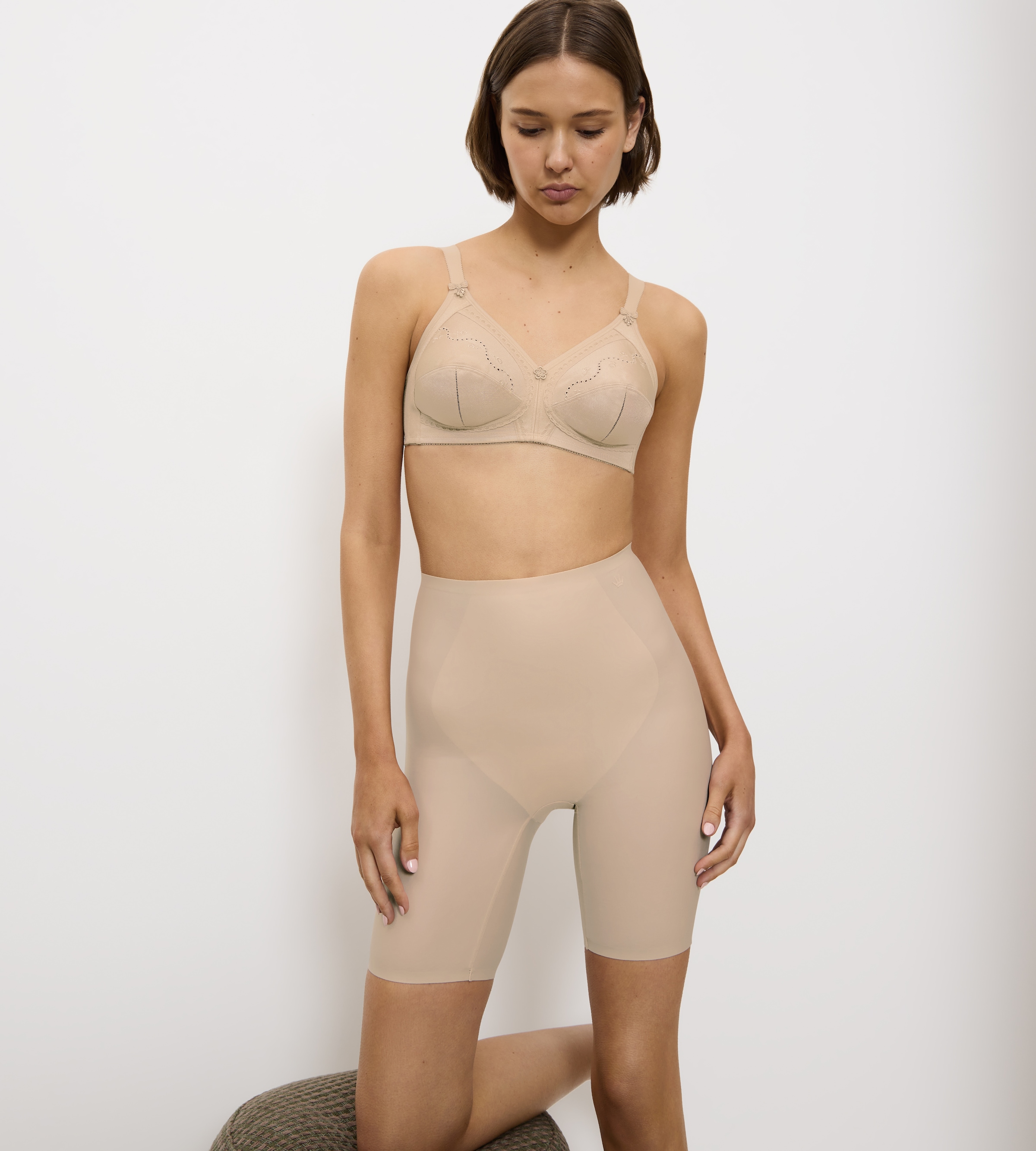 Triumph Soutien-gorge sans armatures »Doreen + Cotton 01 N« mit zarter Lochstickerei