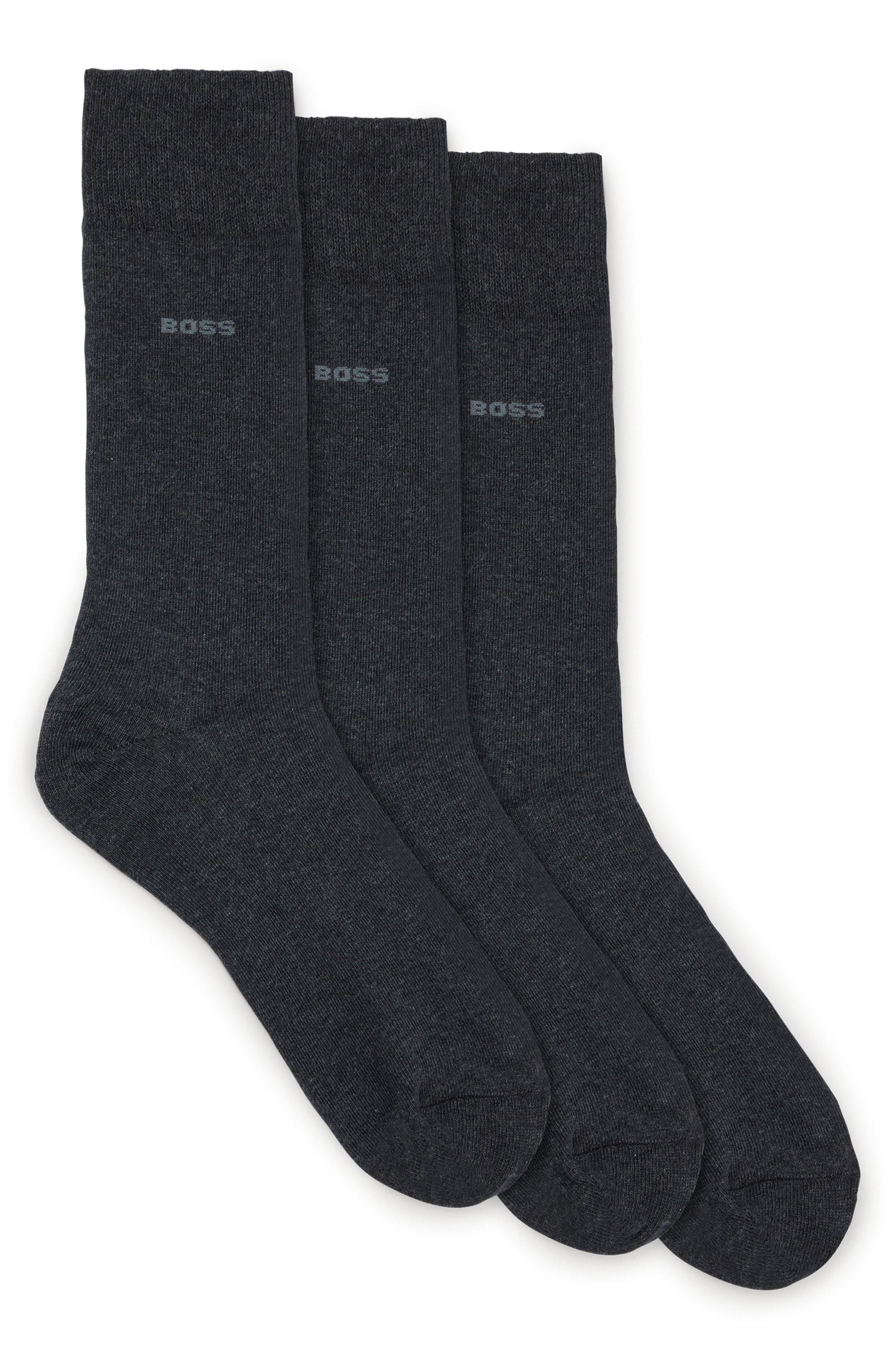 BOSS Chaussettes »3P RS Uni« 3 cuis tlg.