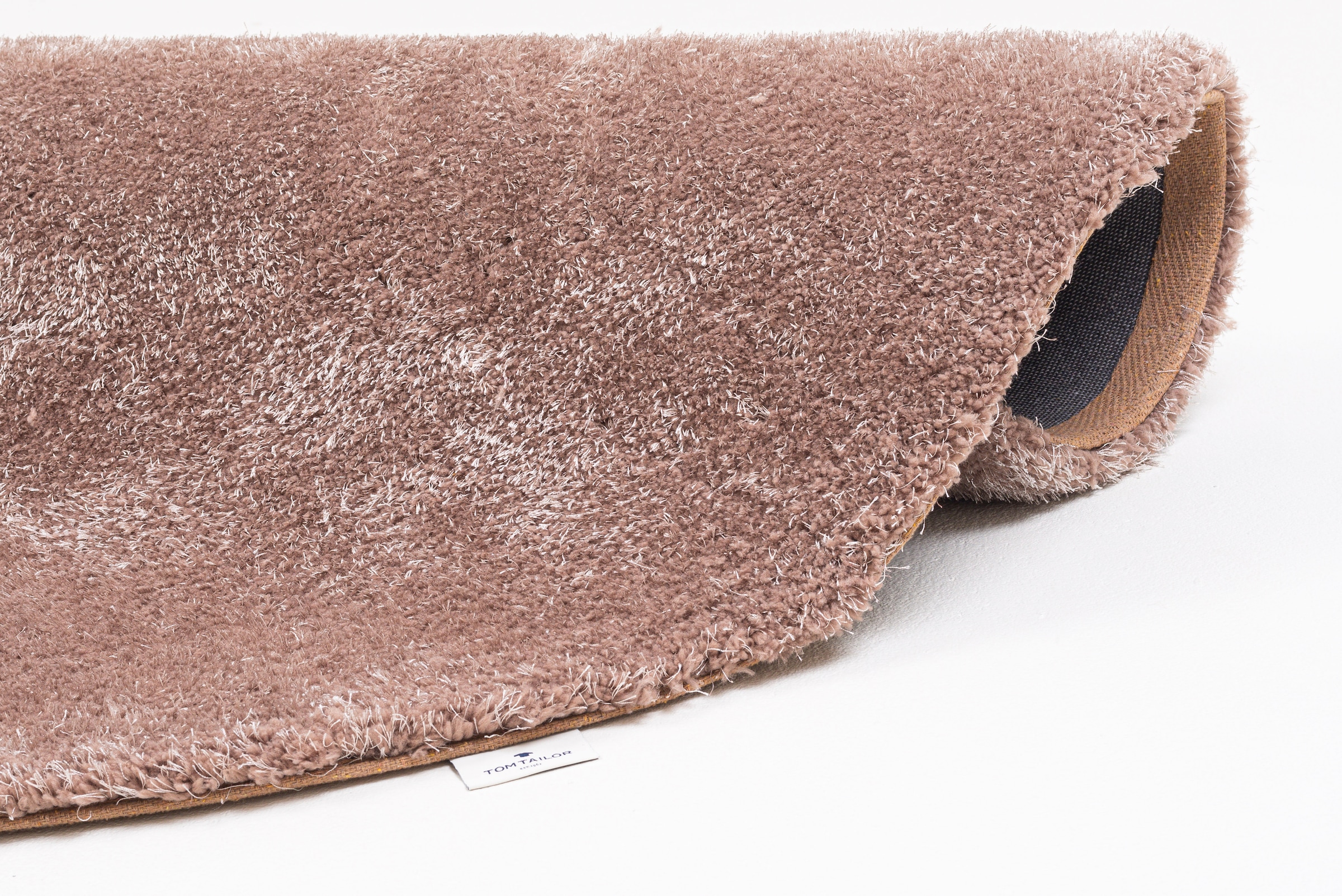 TOM TAILOR HOME Hochflor-Teppich »Soft«, rund, 35 mm Höhe, super weich und flauschig, ideal im Wohnzimmer & Schlafzimmer