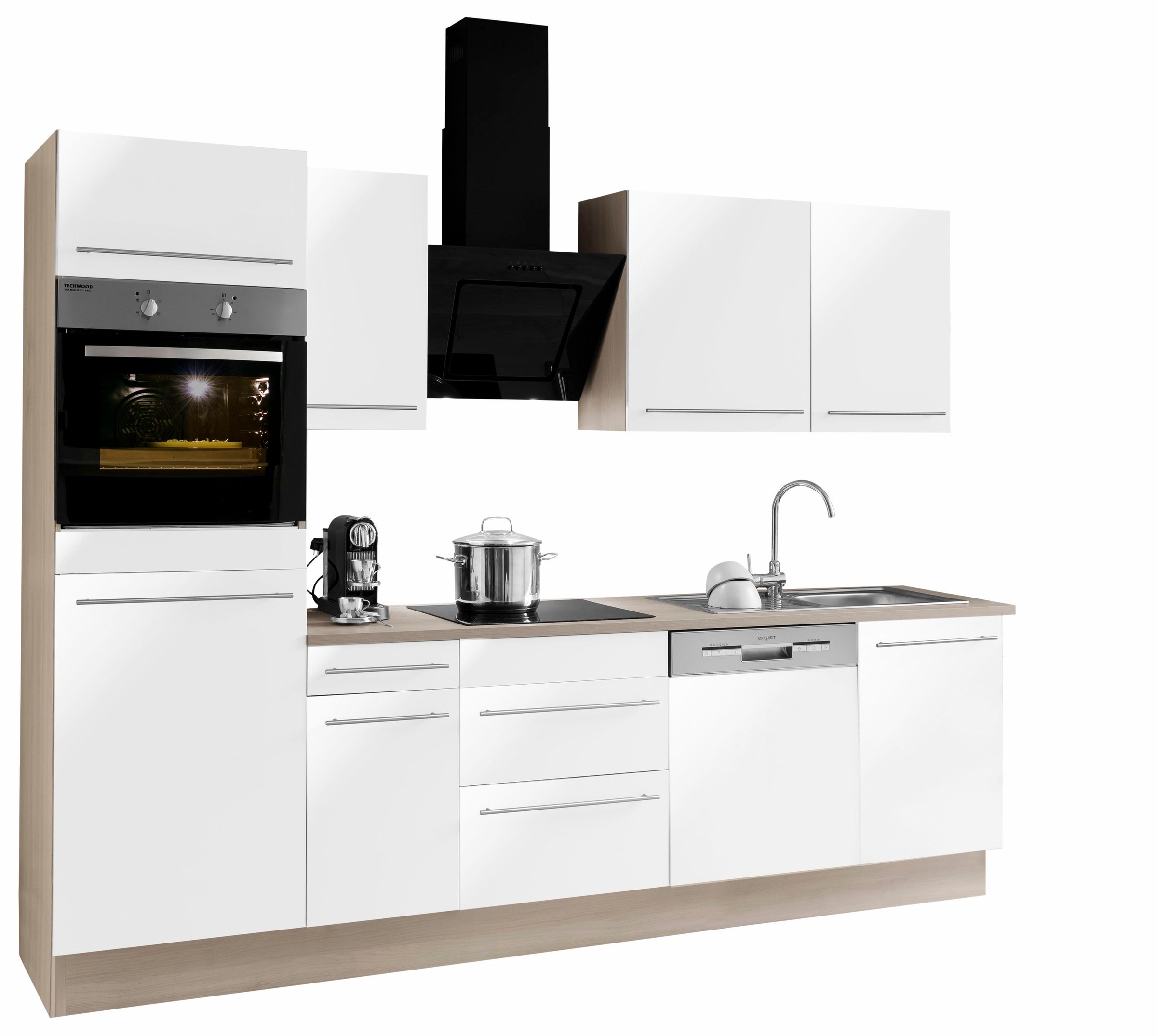 OPTIFIT Küchenzeile »Bern«, Breite 270 cm, wahlweise mit E-Geräten
