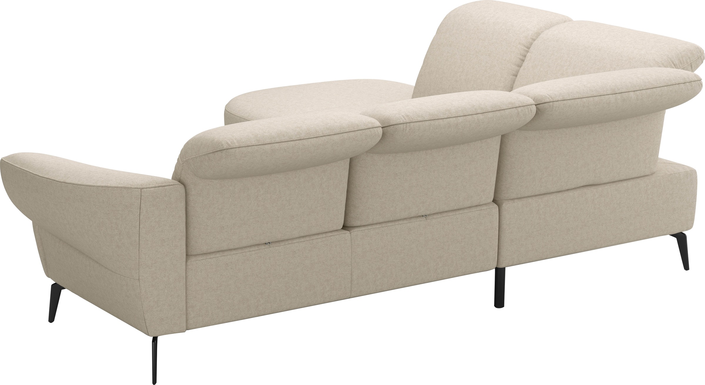 sit&more Ecksofa »Dance, L-Form, inkl. Sitztiefenverstellung«, inkl. Click&Seat, optional mit Kopfteilverstellung