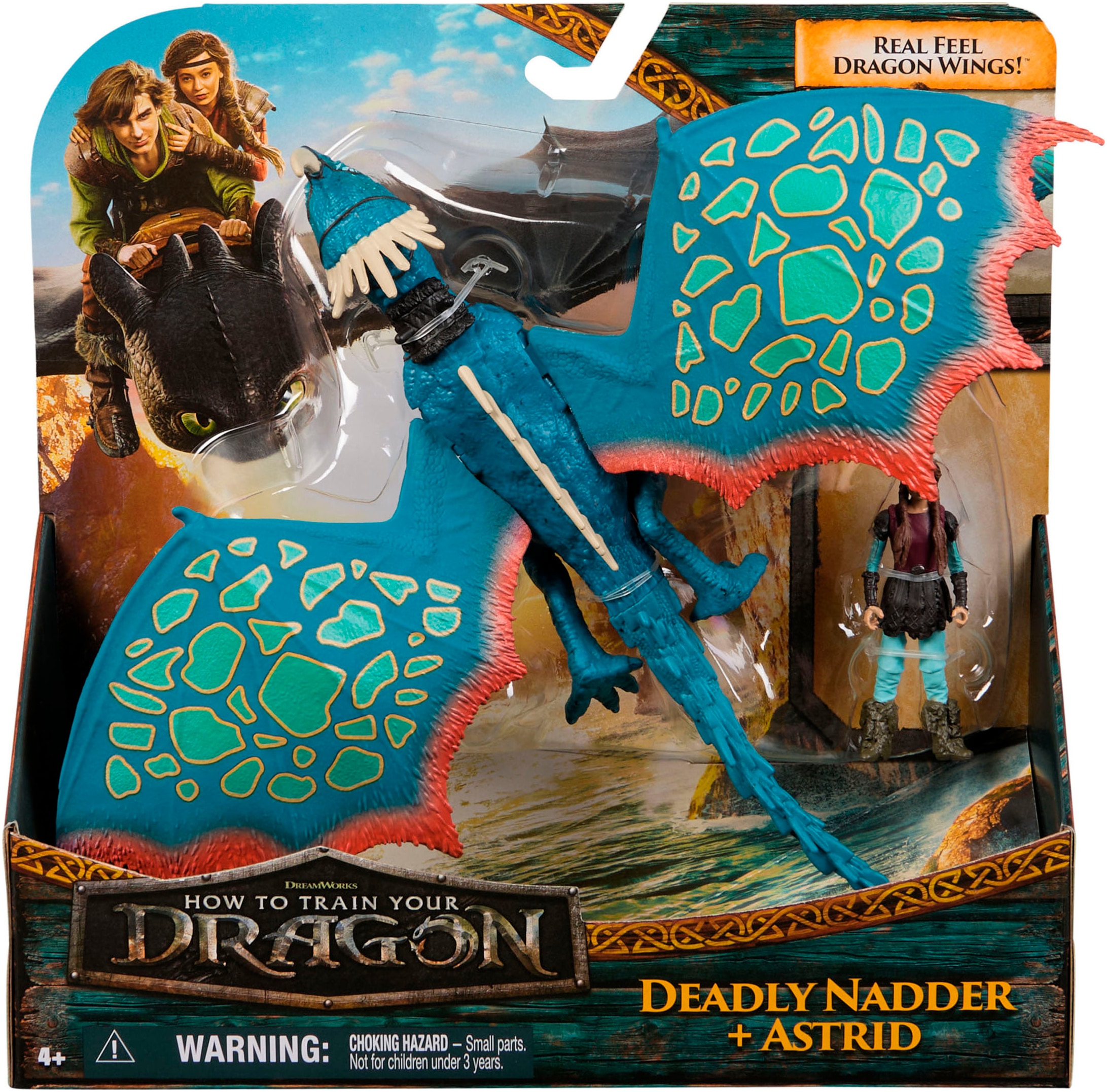 Image of Spin Master Spielfigur "Dragons Movie - Viking & Dragon - Sturmpfeil & Astrid"