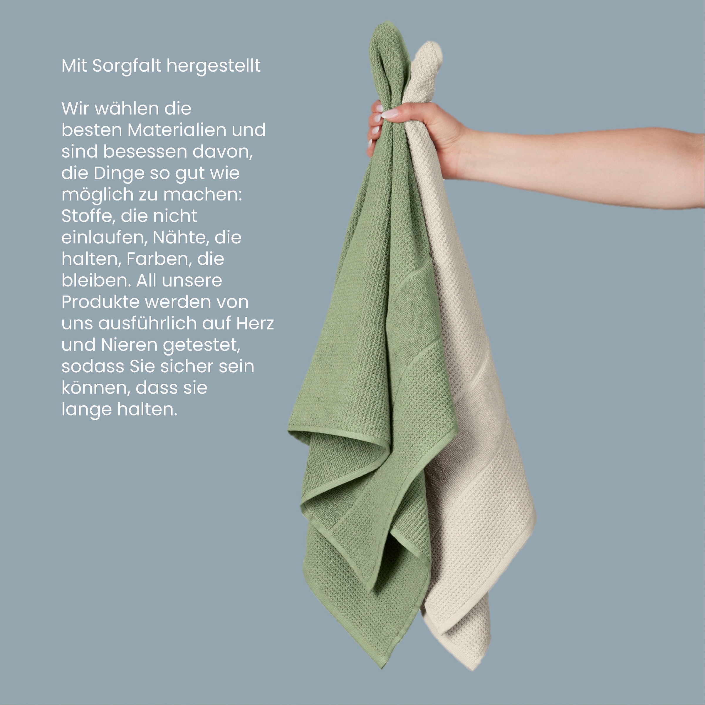 Schiesser Handtücher »Turin im 4er Set aus 100% Baumwolle«, (4 St.),  Reiskorn-Optik, MADE IN GREEN by OEKO-TEX®-zertifiziert bequem kaufen