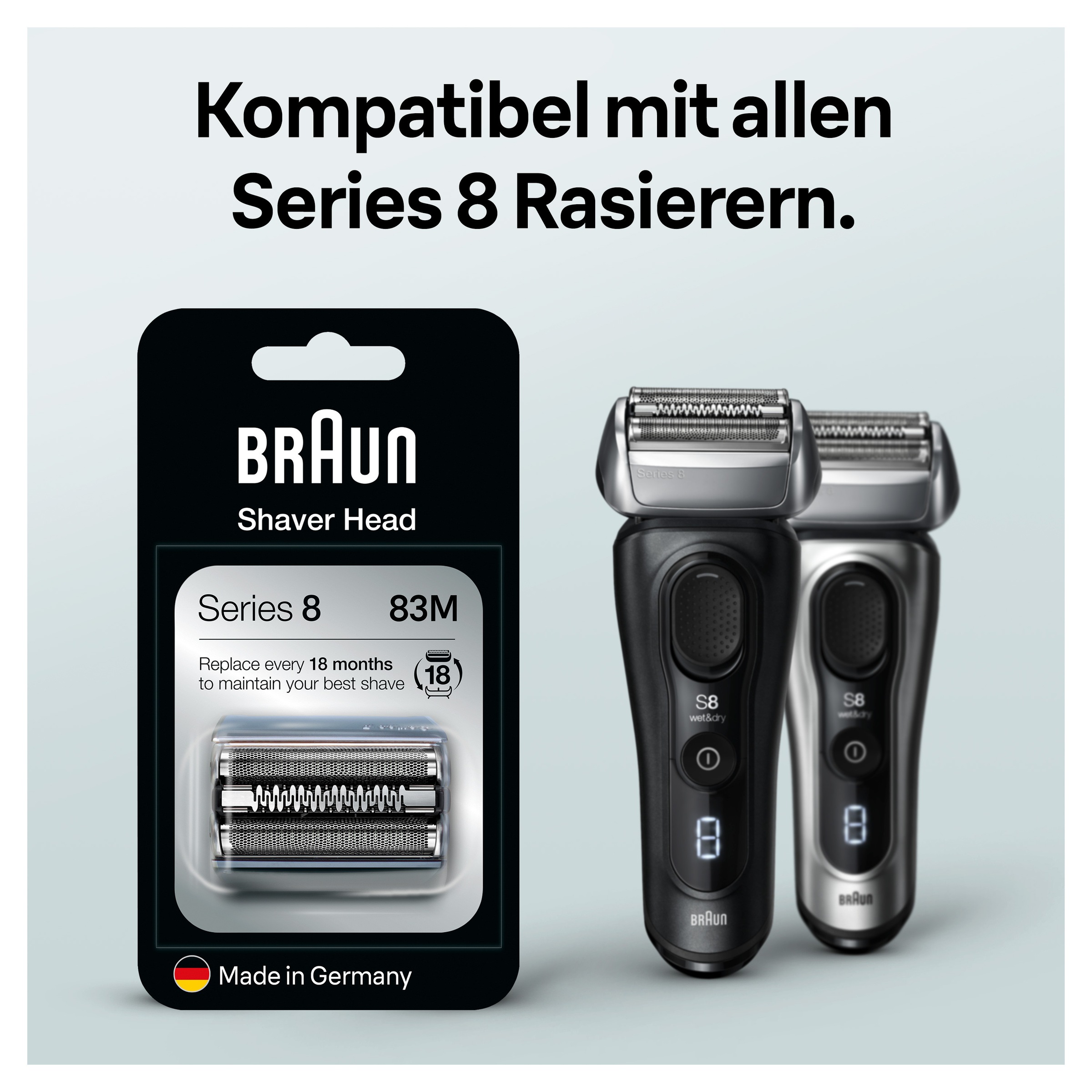 Braun Ersatzscherteil »Series 8 83M«