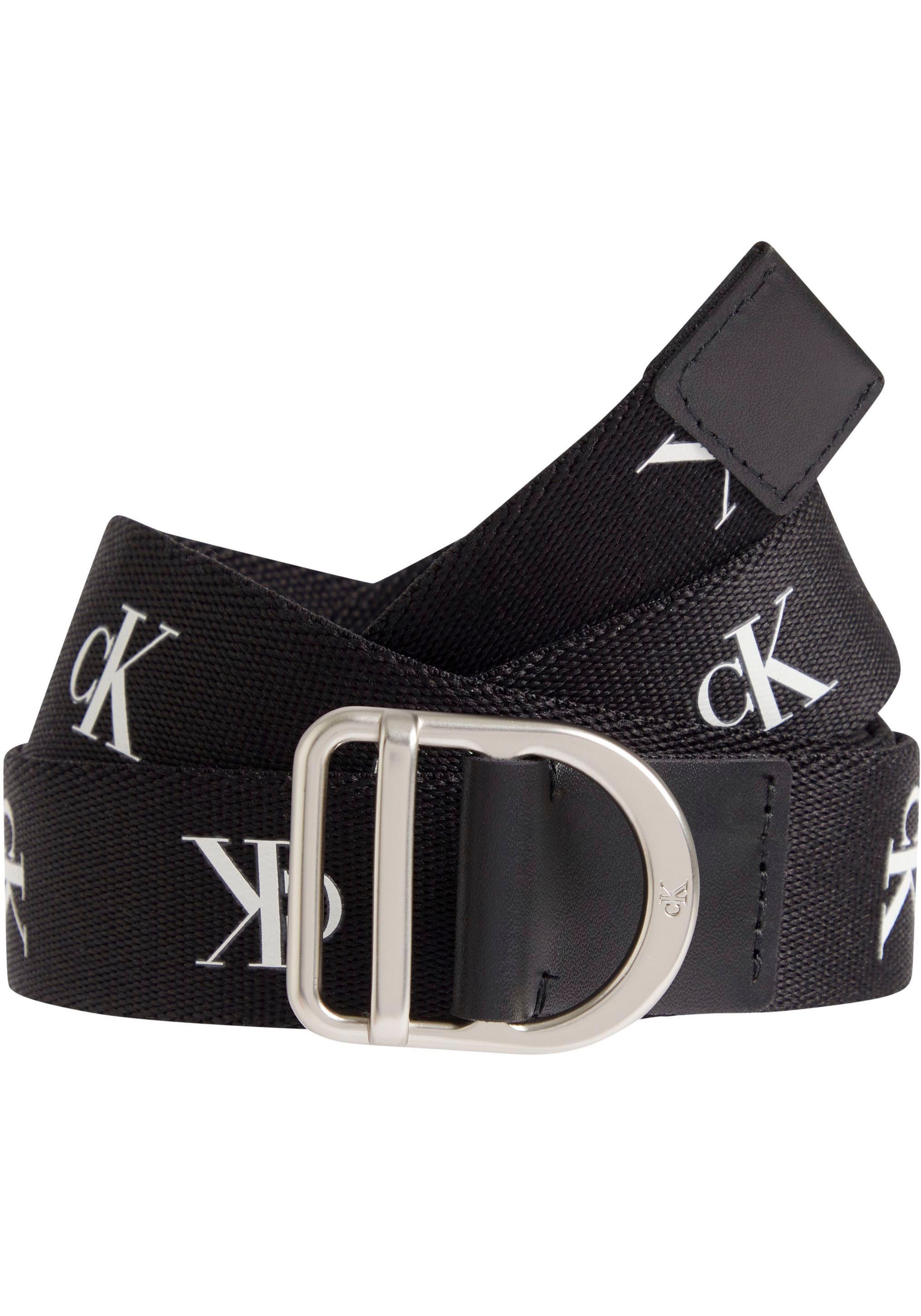 Calvin Klein Jeans Stoffgürtel »SLIDER LOGO WEBBING 35MM«, mit Print kaufen