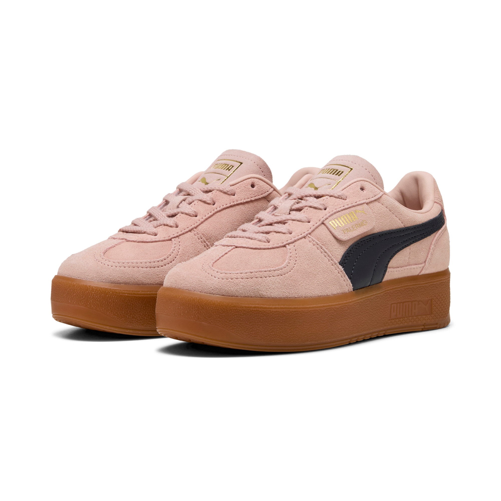 Image of PUMA Sneaker "PALERMO ELEVATA WNS" mit klassischer T-Toe-Konstruktion, Obermaterial aus Leder