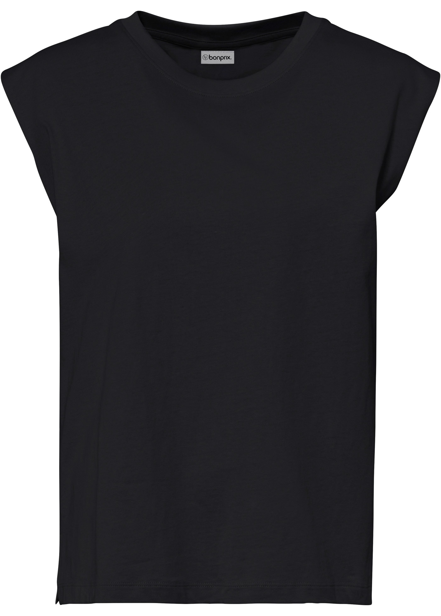 bonprix T-shirt oversize lässiger Oversize-Schnitt, verstärkte Schulter, ärmellos