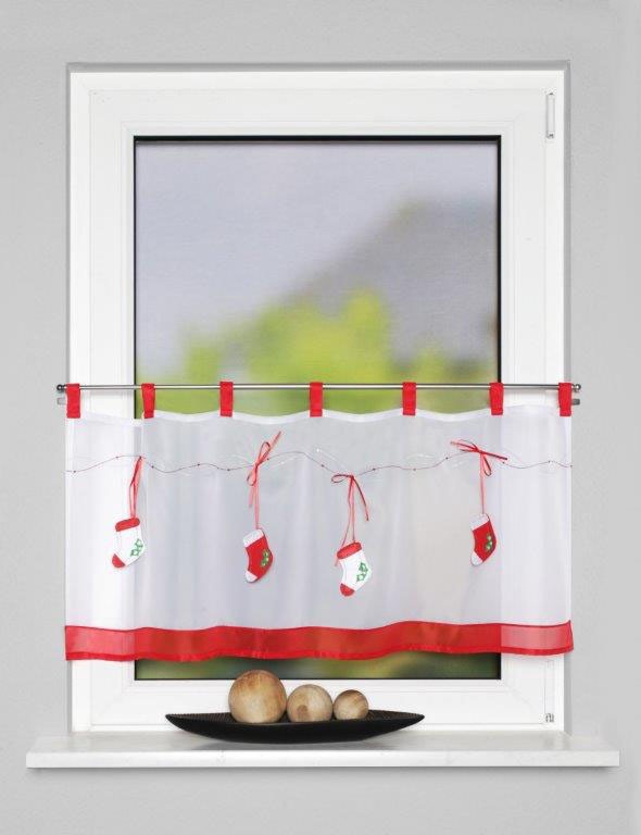 Image of HOME WOHNIDEEN Scheibengardine »MESOU«, (1 St.), Schlaufencafehaus aus Batist bei Ackermann Versand Schweiz