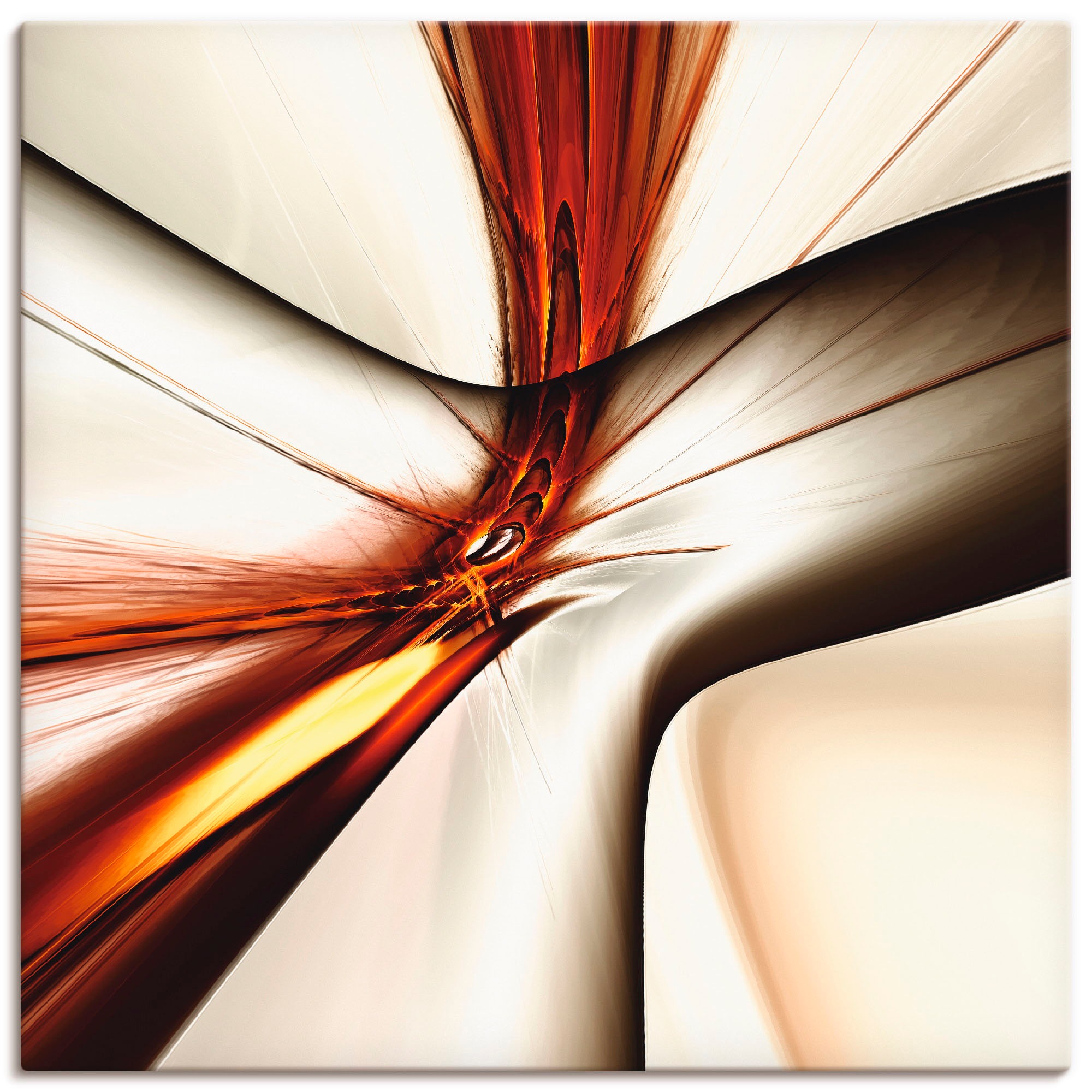 Image of Artland Wandbild »Abstrakt modern«, Muster, (1 St.), in vielen Grössen & Produktarten - Alubild / Outdoorbild für den Aussenbereich, Leinwandbild, Poster, Wandaufkleber / Wandtattoo auch für Badezimmer geeignet bei Ackermann Versand Schweiz