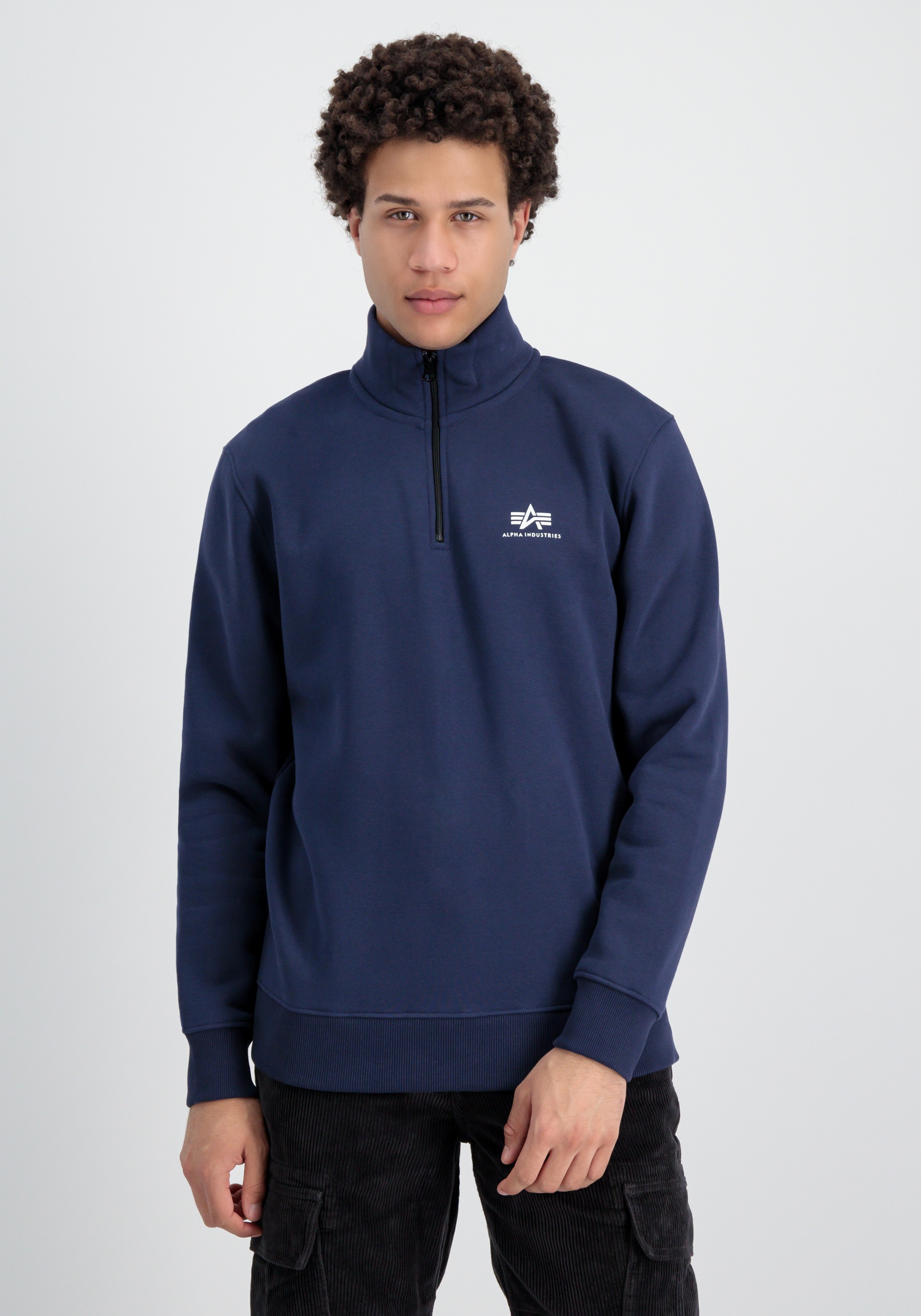 Alpha Industries Sweater »Alpha Industries Men - Sweatshirts Half Zip Sweater SL«