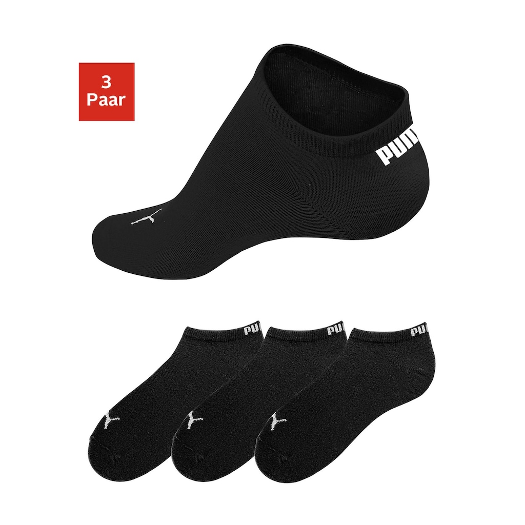 PUMA Sneakersocken, (3 Paar), in klassischer Form