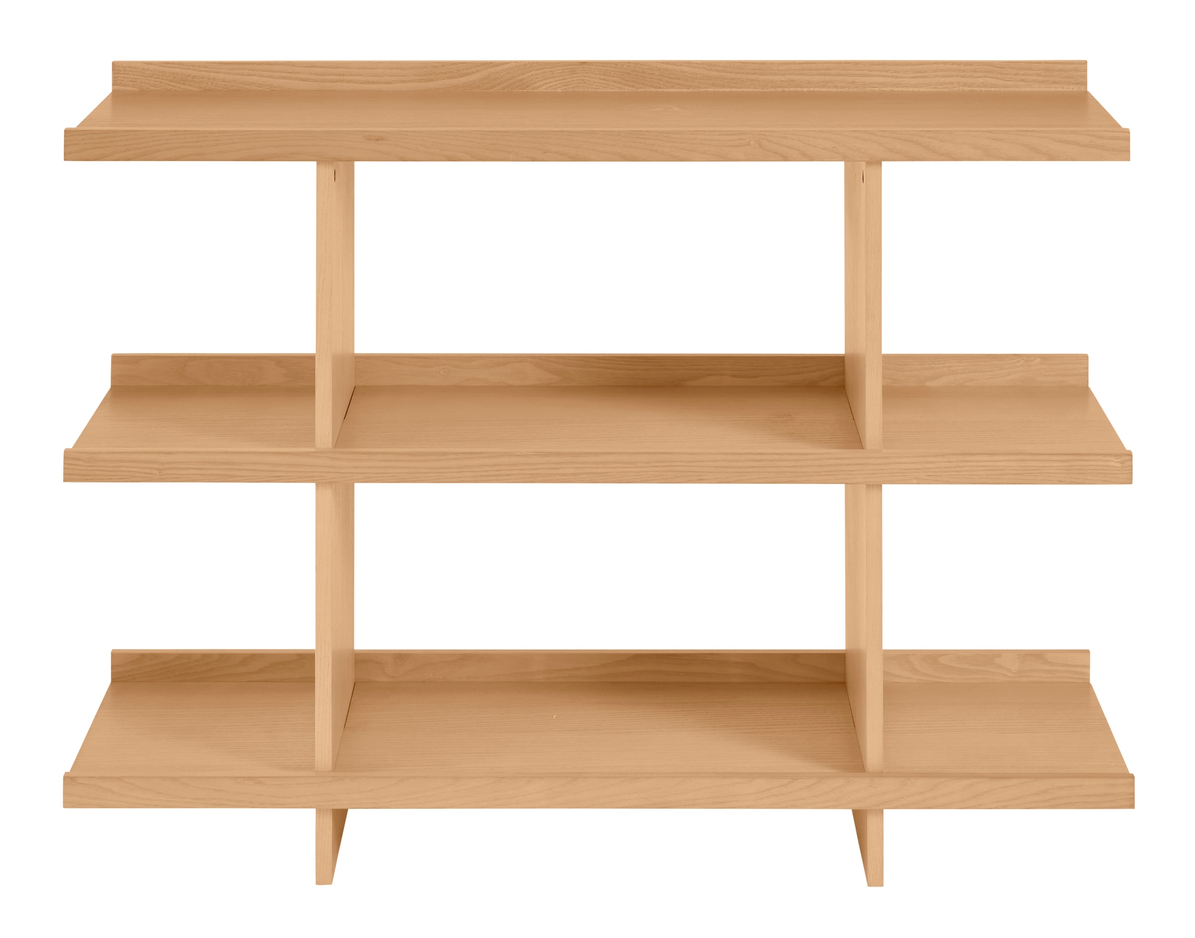LeGer Home by Lena Gercke Ablageregal »Clavira« massives Eschenholz, stabil, luftige Optik, Breite 120 cm