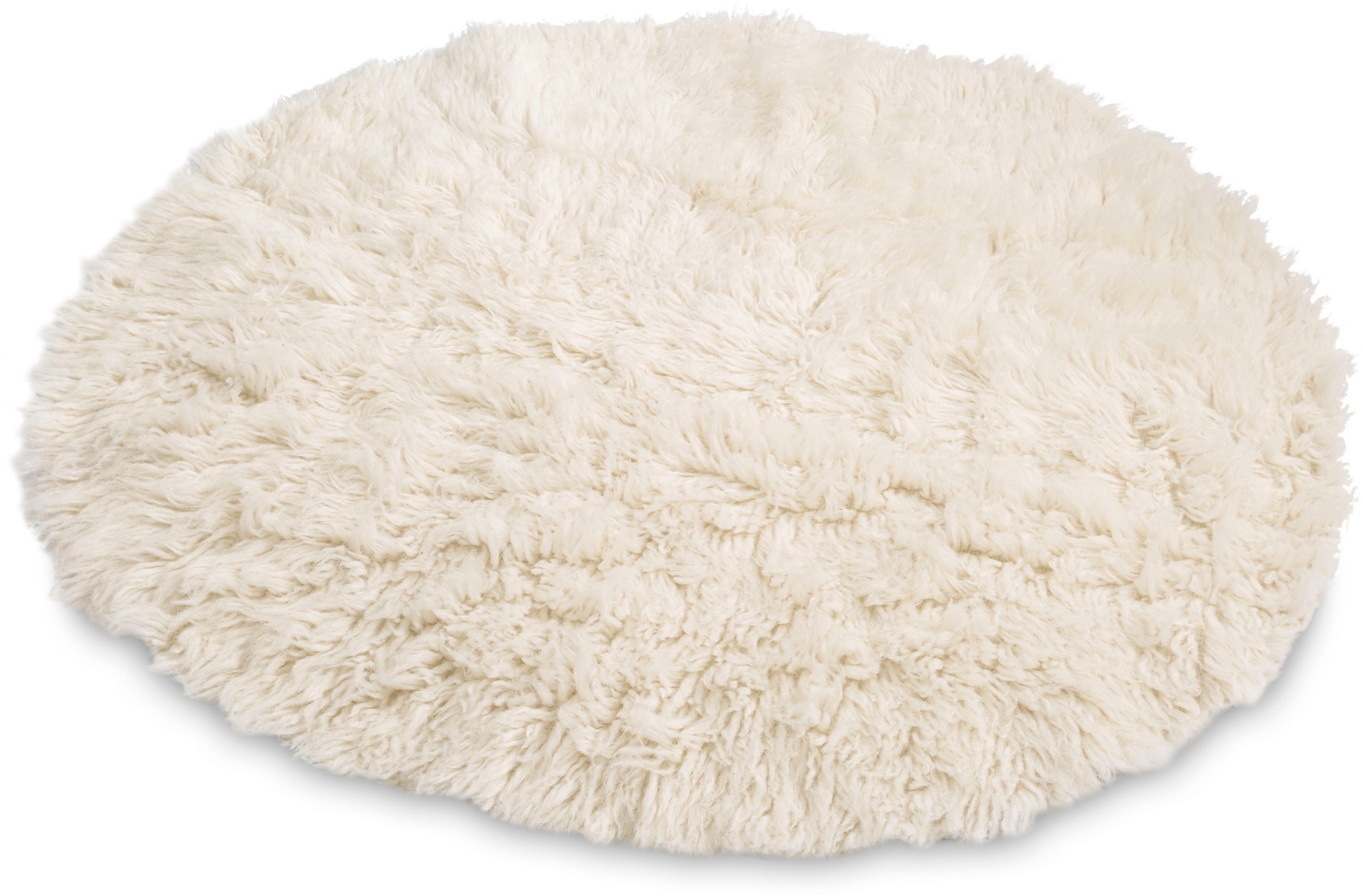 Image of THEKO Wollteppich »FLOKOS 1250«, rund, 40 mm Höhe, Handweb Teppich Flokati, reine Wolle, handgewebt, ideal im Wohnzimmer & Schlafzimmer bei Ackermann Versand Schweiz