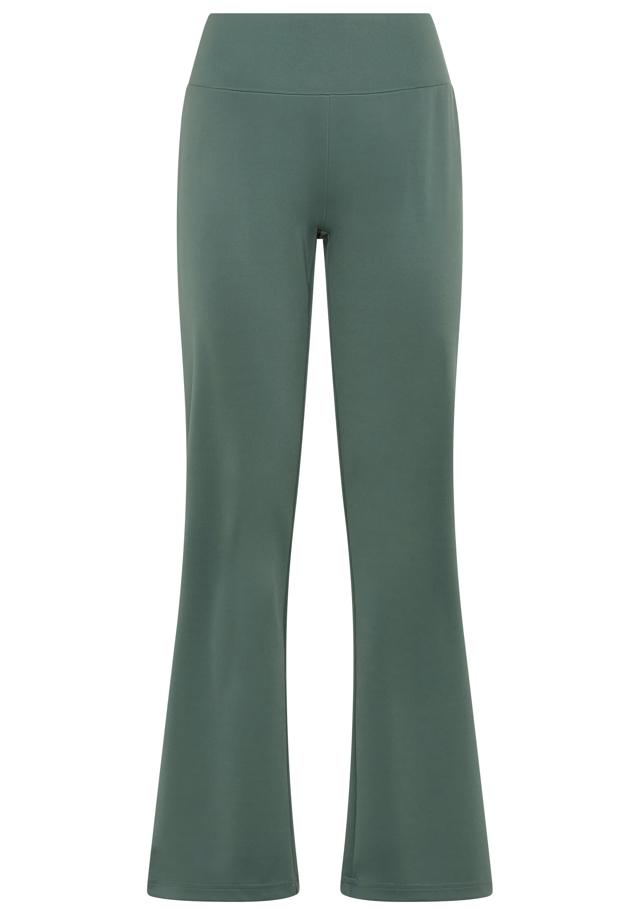 Laura Scott Jerseyhose »SPORTY-BOOTCUT«  aus Polyester und Elasthan, unifarbene Optik