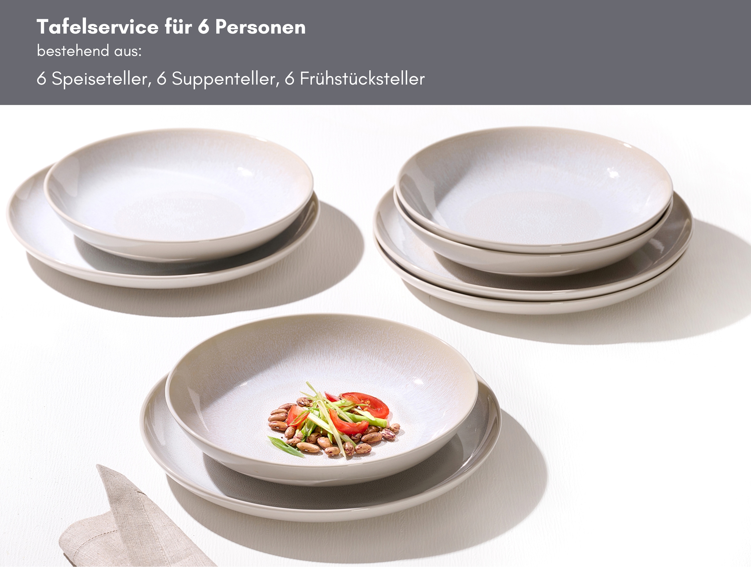 Ritzenhoff & Breker Tafelservice »Laredo« Reaktivglasur, jedes Stück ein Unikat