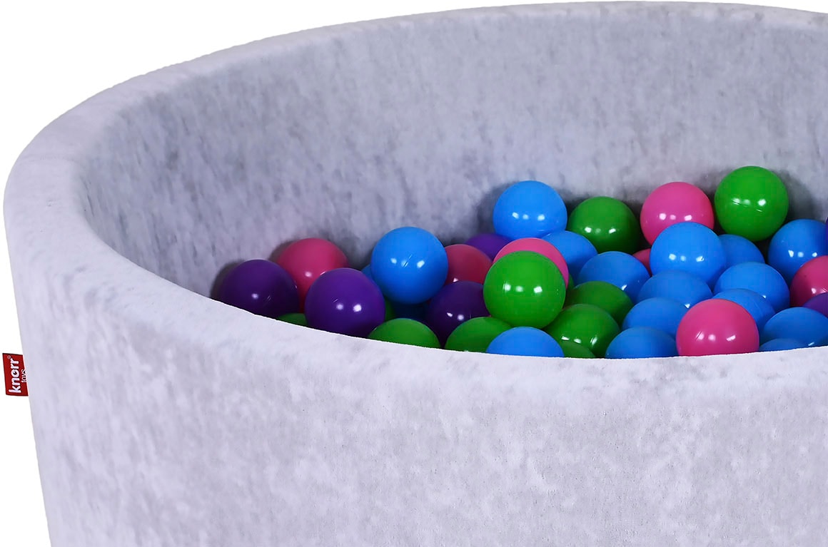 Knorrtoys® Bällebad »Soft, Grey«, mit 300 Bällen softcolor
