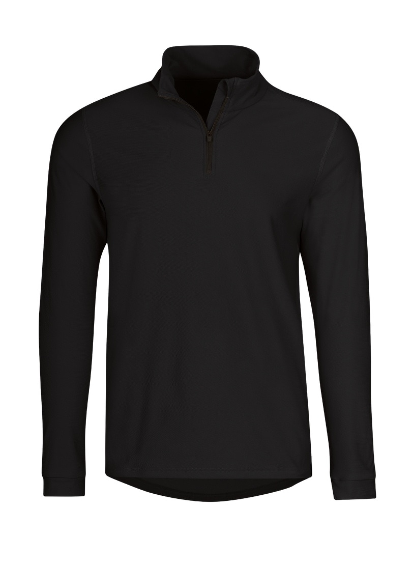 Trigema Sweatshirt »TRIGEMA Langärmeliges Sportshirt mit Reissverschluss«
