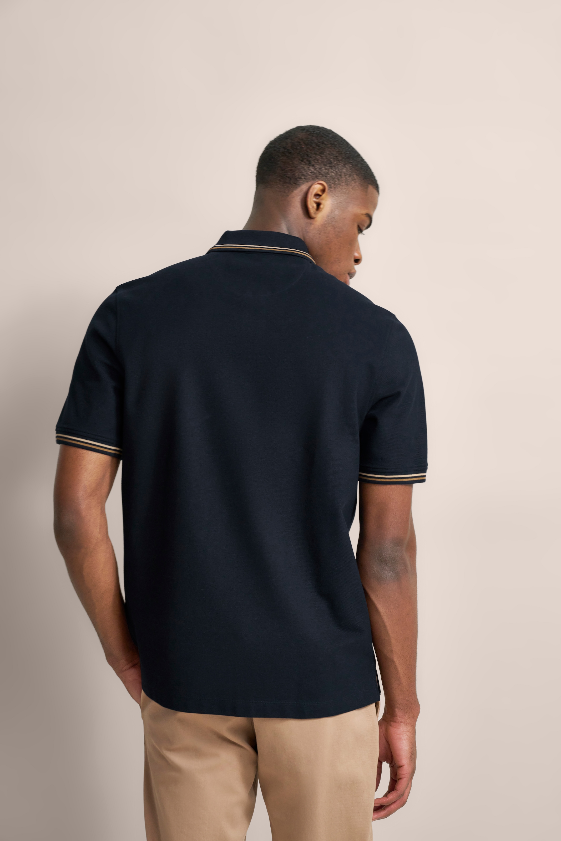 bugatti Poloshirt, mit Logostickerei