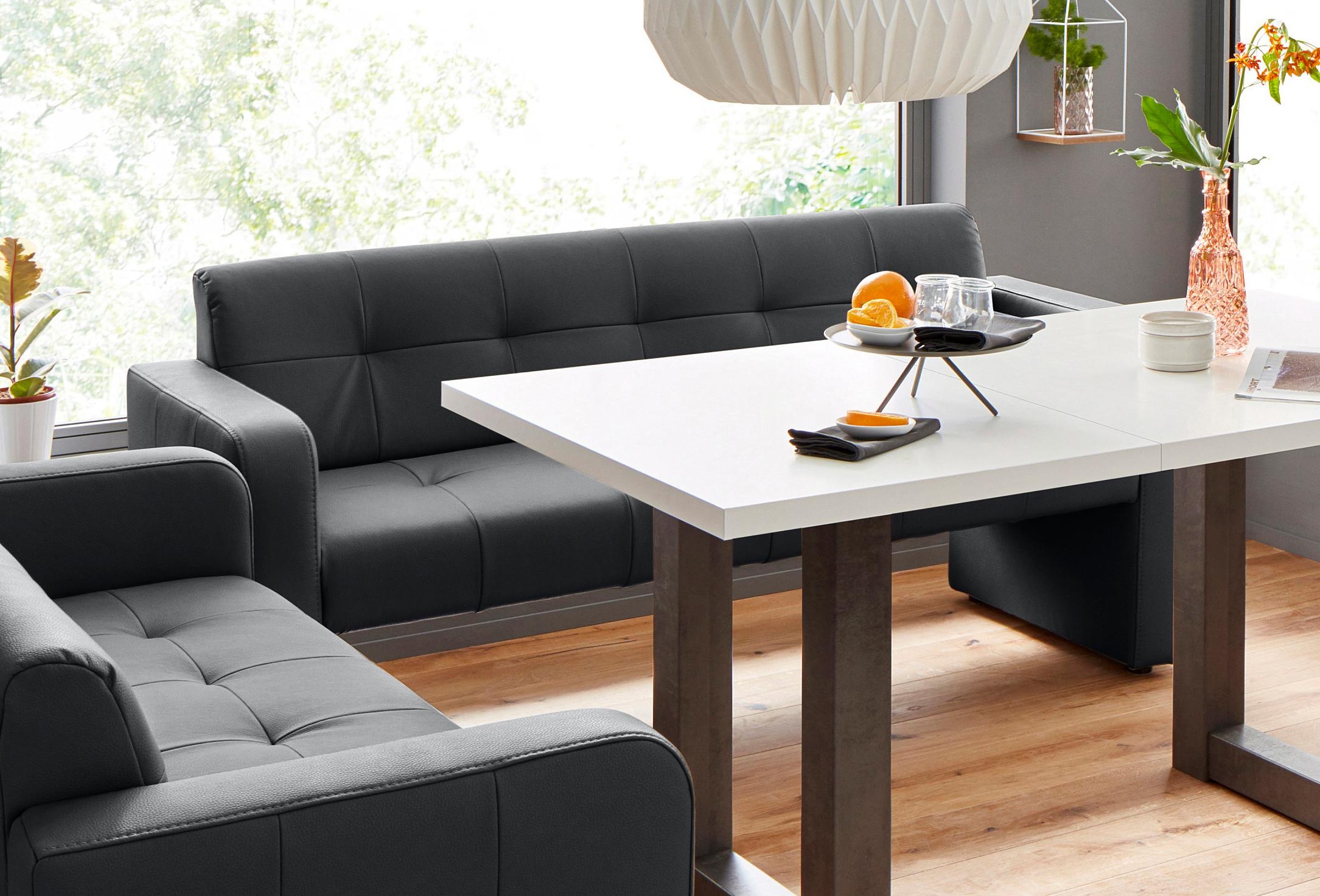 exxpo - sofa fashion Polsterbank »Barista Küchensofa mit Komfortsitzhöhe 49cm«, tolle Detailverarbeitung, frei im Raum stellbar
