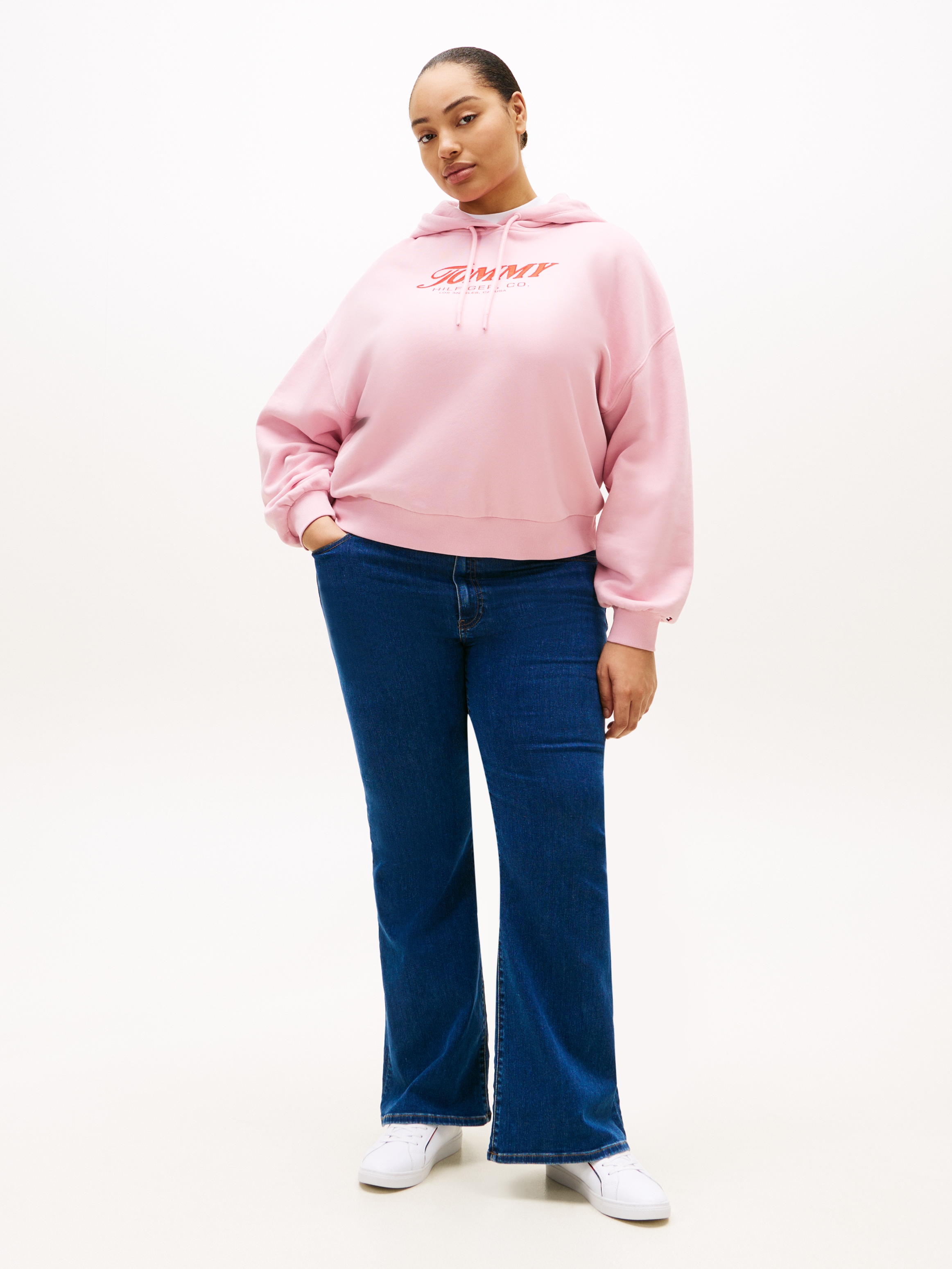 Tommy Hilfiger Curve Jeans large »CRV DNM EMI FLARE RW« en grandes tailles, forme évasée