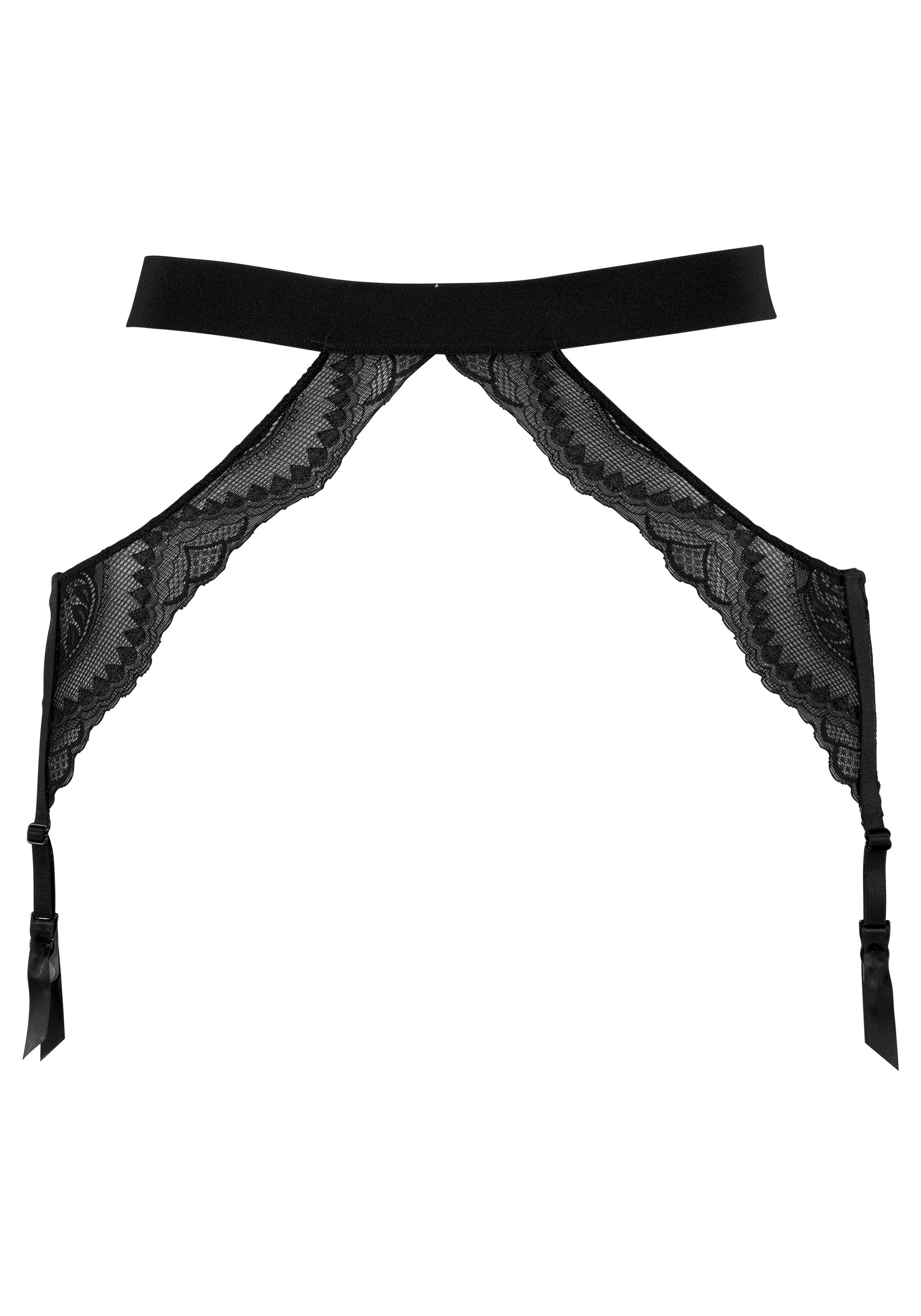 ♕ petite fleur goldfarben Spitze, eleganter versandkostenfrei sexy Dessous auf mit Strumpfhalter