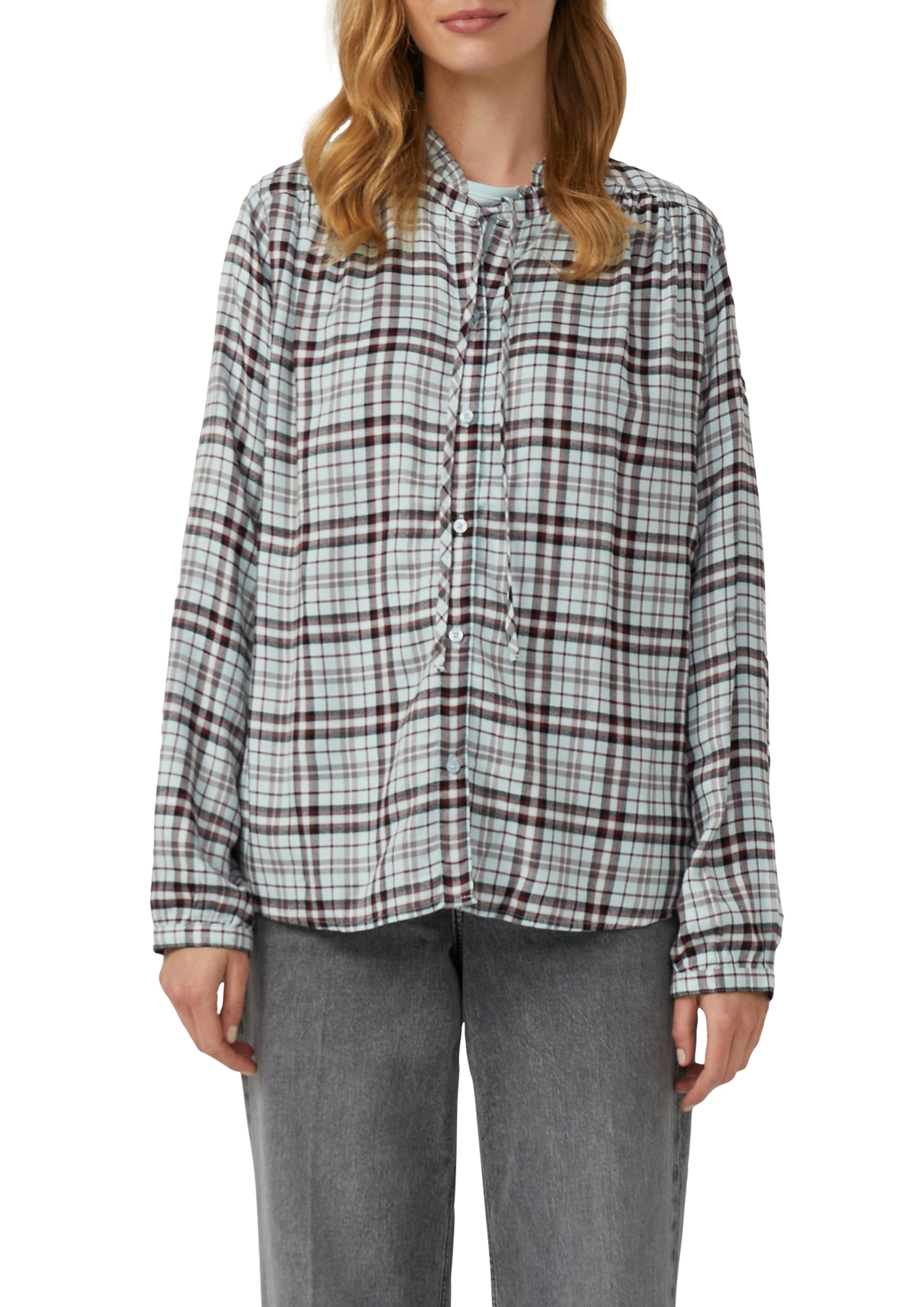 Image of s.Oliver Karobluse mit verspielten Details, Relaxed Fit